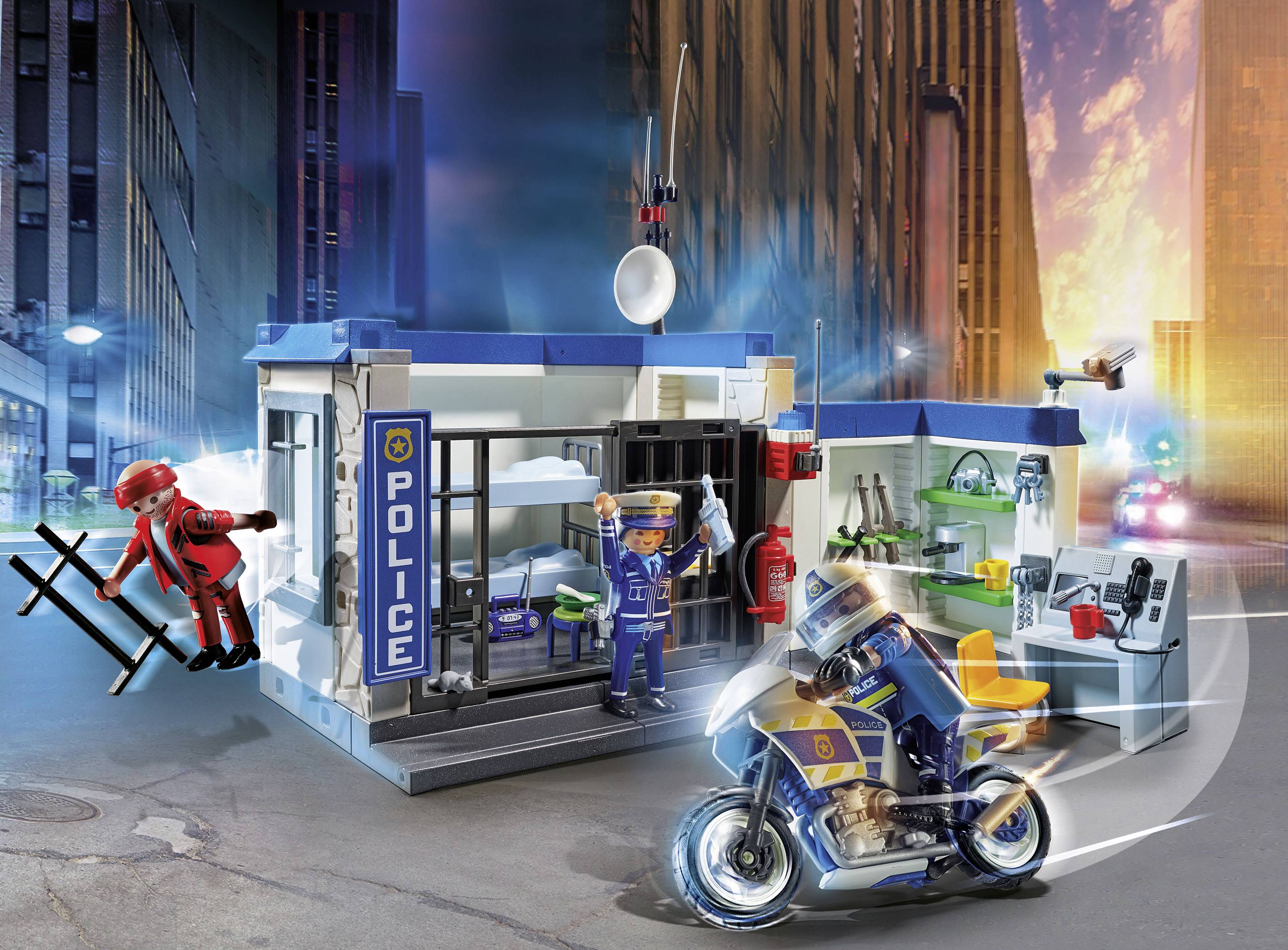 Playmobil® City Action Polizei: Flucht aus dem Gefängnis 70568