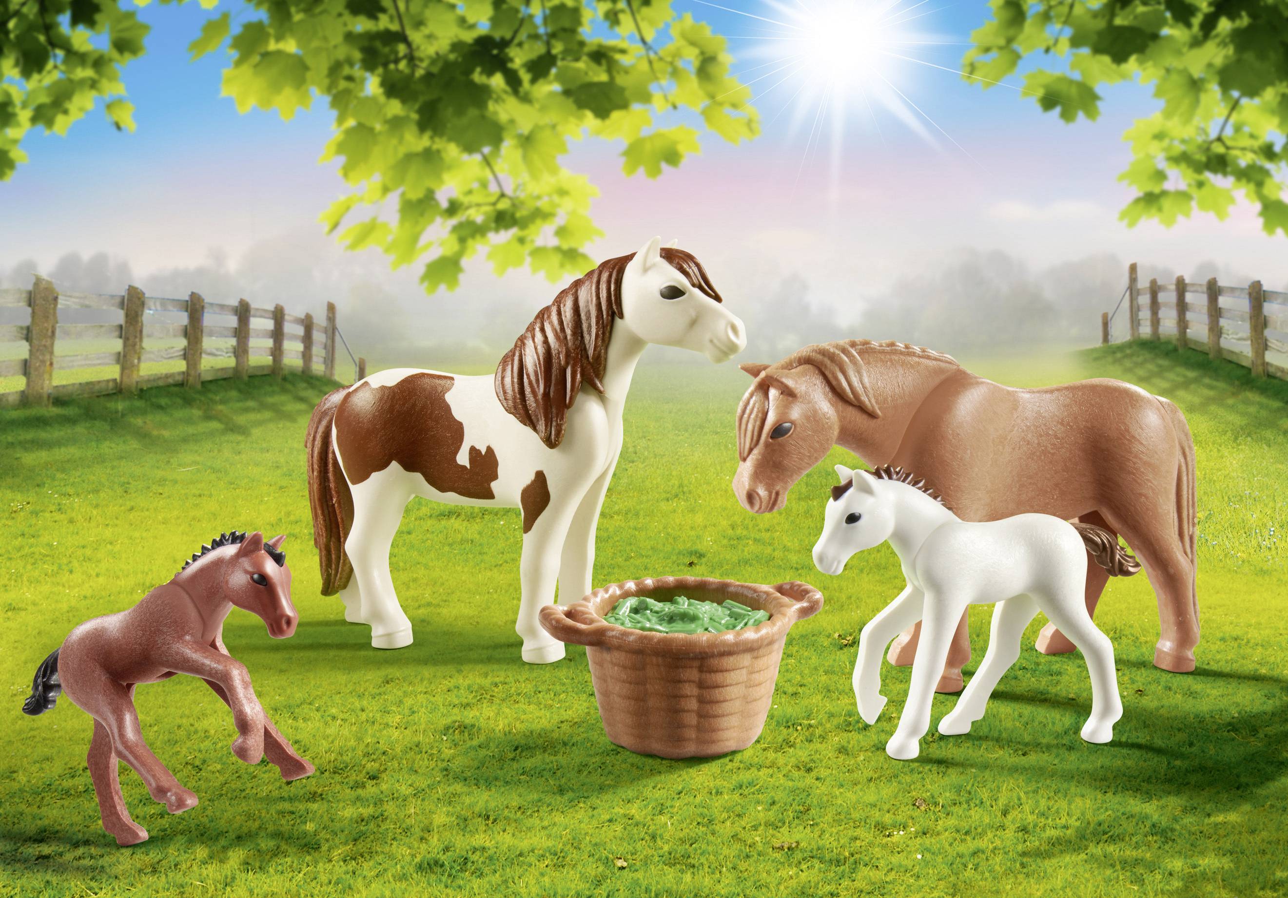 Playmobil® Country Ponys mit Fohlen 70682