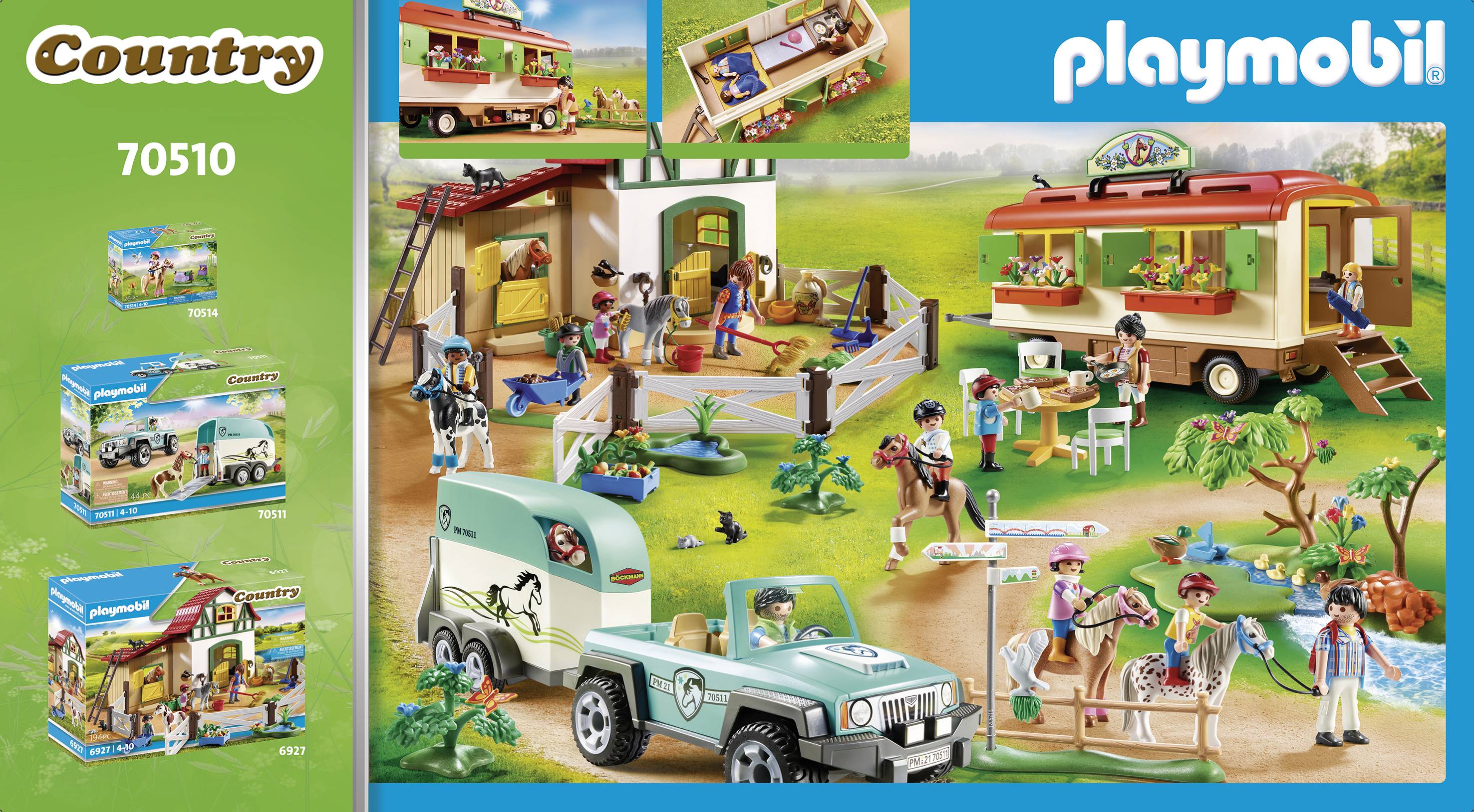 Playmobil® Country Ponycamp-Übernachtungswagen 70510