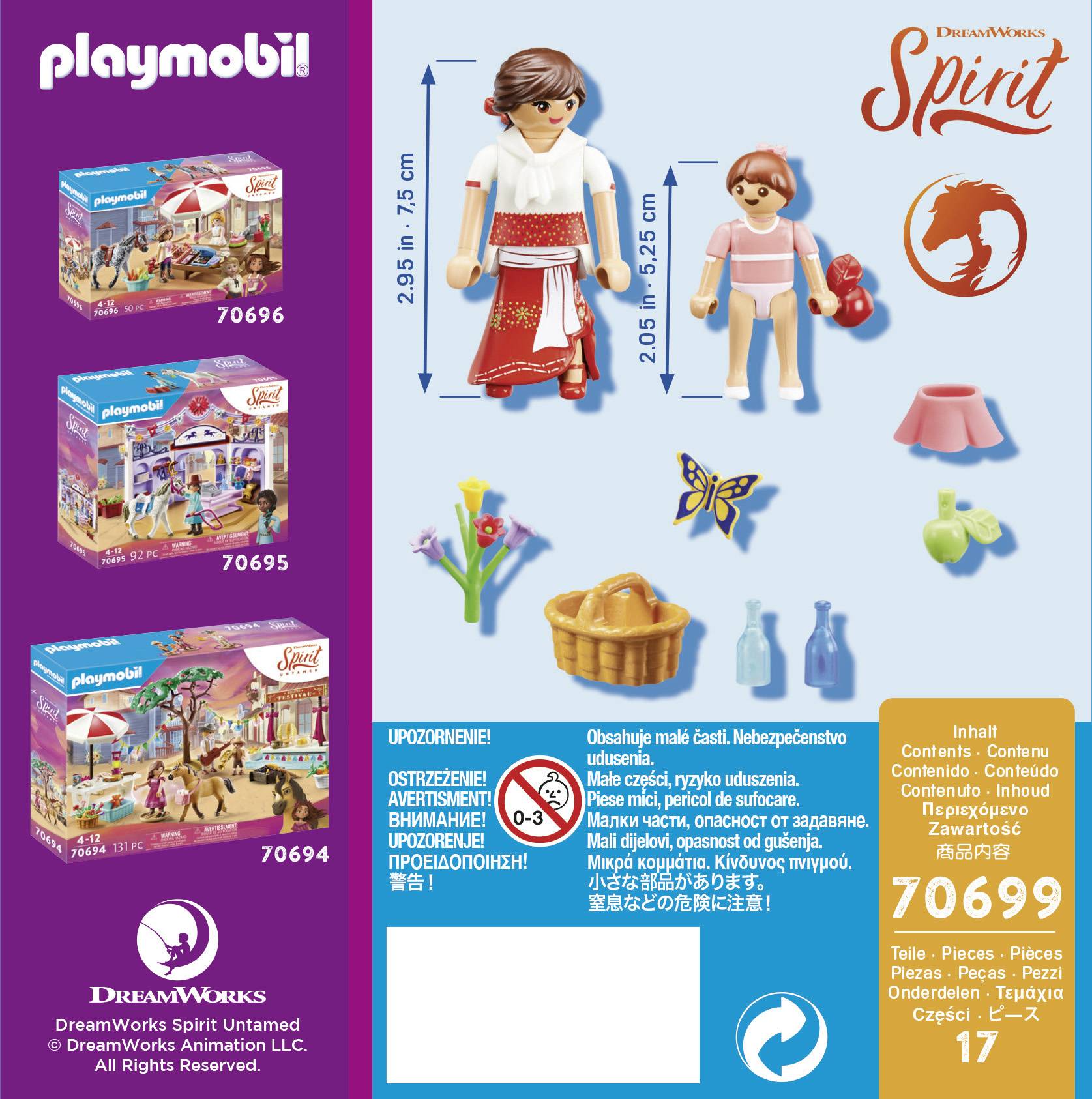 Playmobil® Spirit Klein Lucky & Mama Milagro 70699