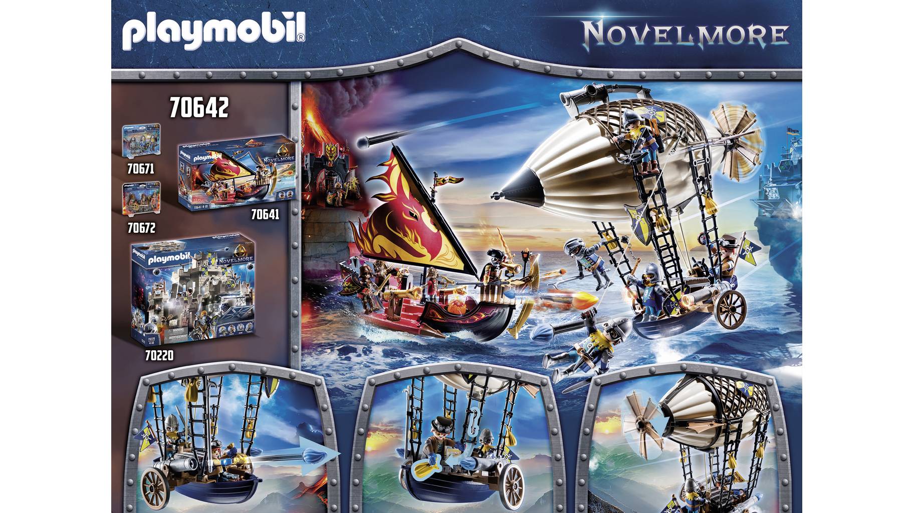 Playmobil Novelmore Zeppelin 70642 (Gebraucht) in Knonau für CHF 27 Playmobil Novelmore Zeppelin 70642 (Gebraucht) in Knonau für CHF 27