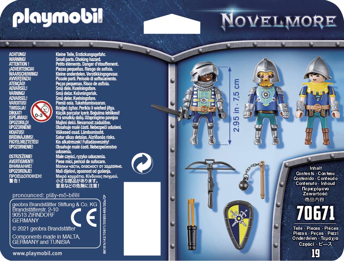 Playmobil® Novelmore 3er Set Novelmore Ritter 70671