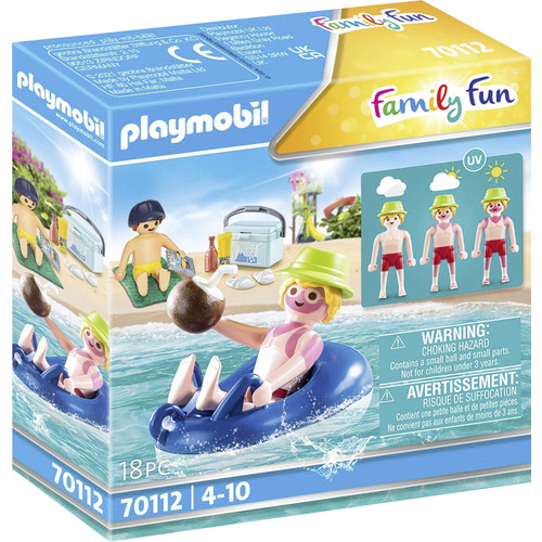 Playmobil® Family Fun Badegast mit Schwimmreifen 70112