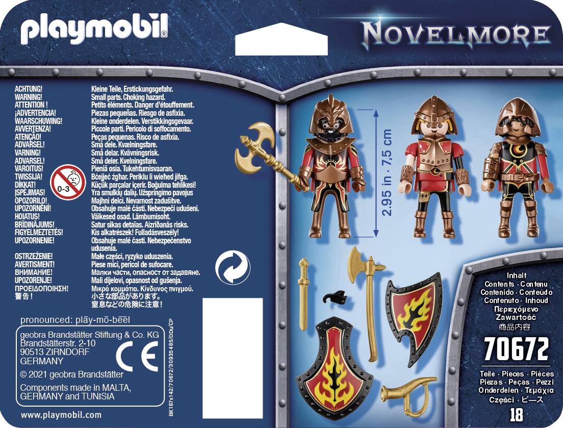 Playmobil® Novelmore 3er Set Burnham Raiders 70672
