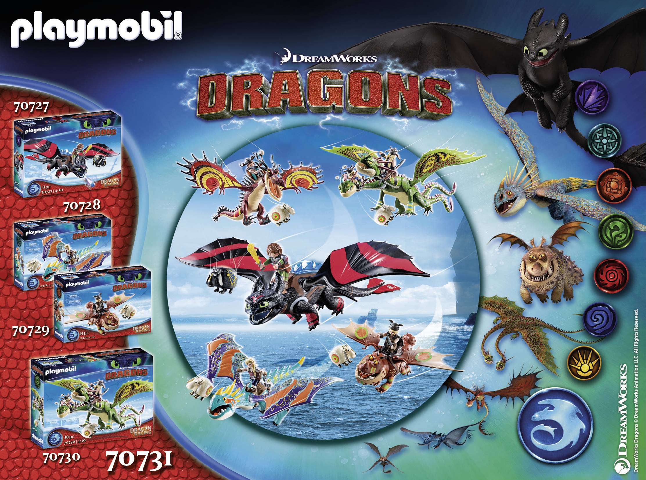 Playmobil® Dragons Dragon Racing: Raffnuss und Taffnuss mit Kotz und Würg 70730