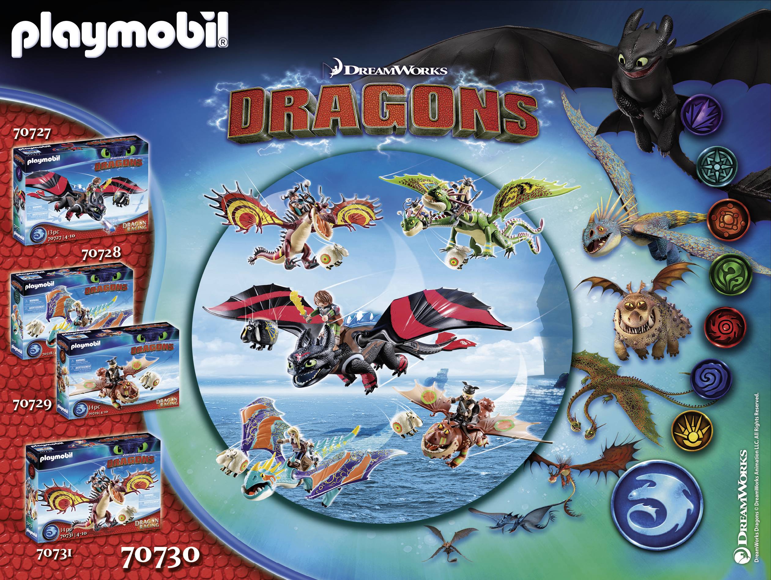 Playmobil® Dragons Dragon Racing: Raffnuss und Taffnuss mit Kotz und Würg 70730