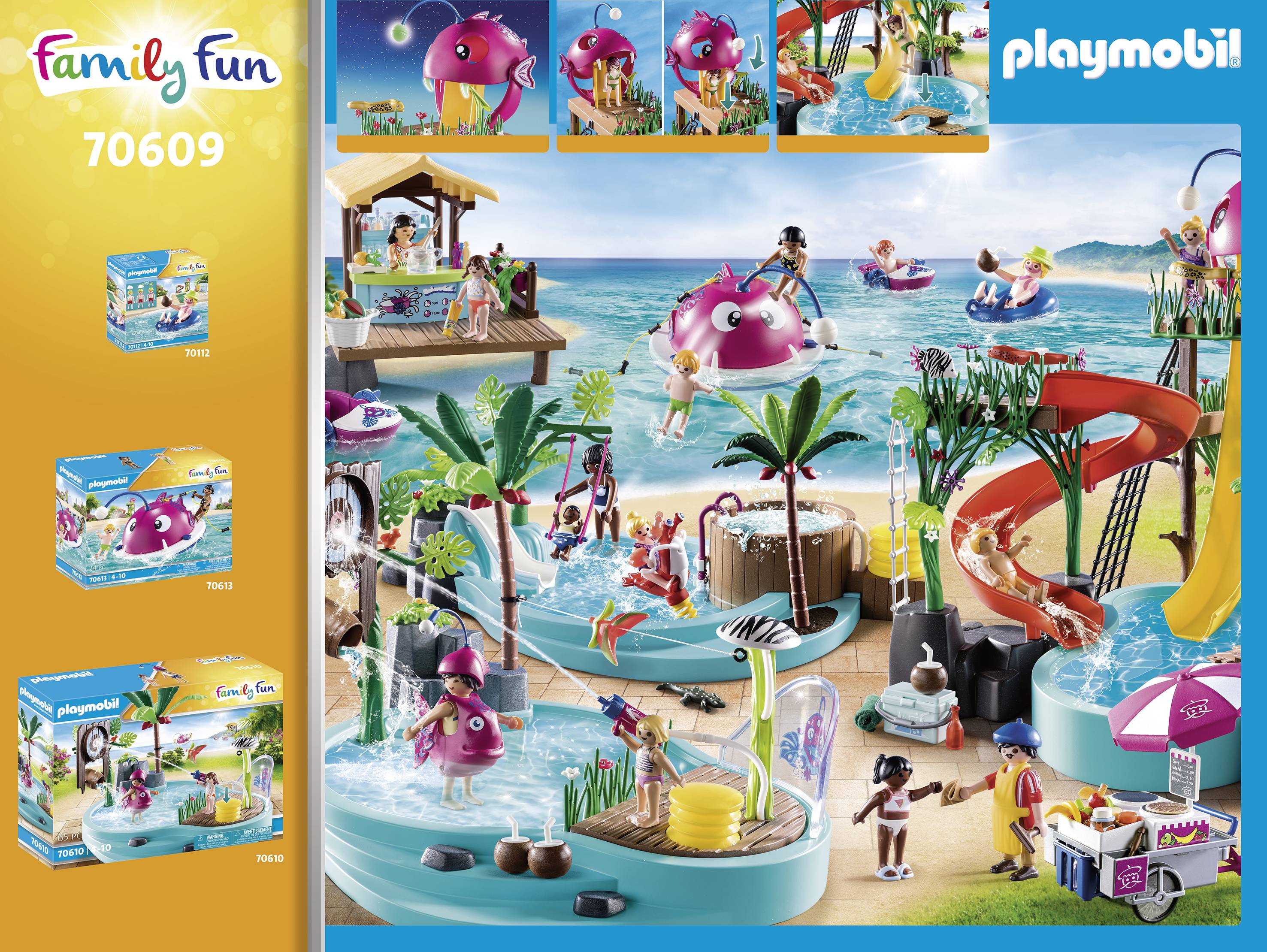 Playmobil® Family Fun Aqua Park mit Rutschen 70609