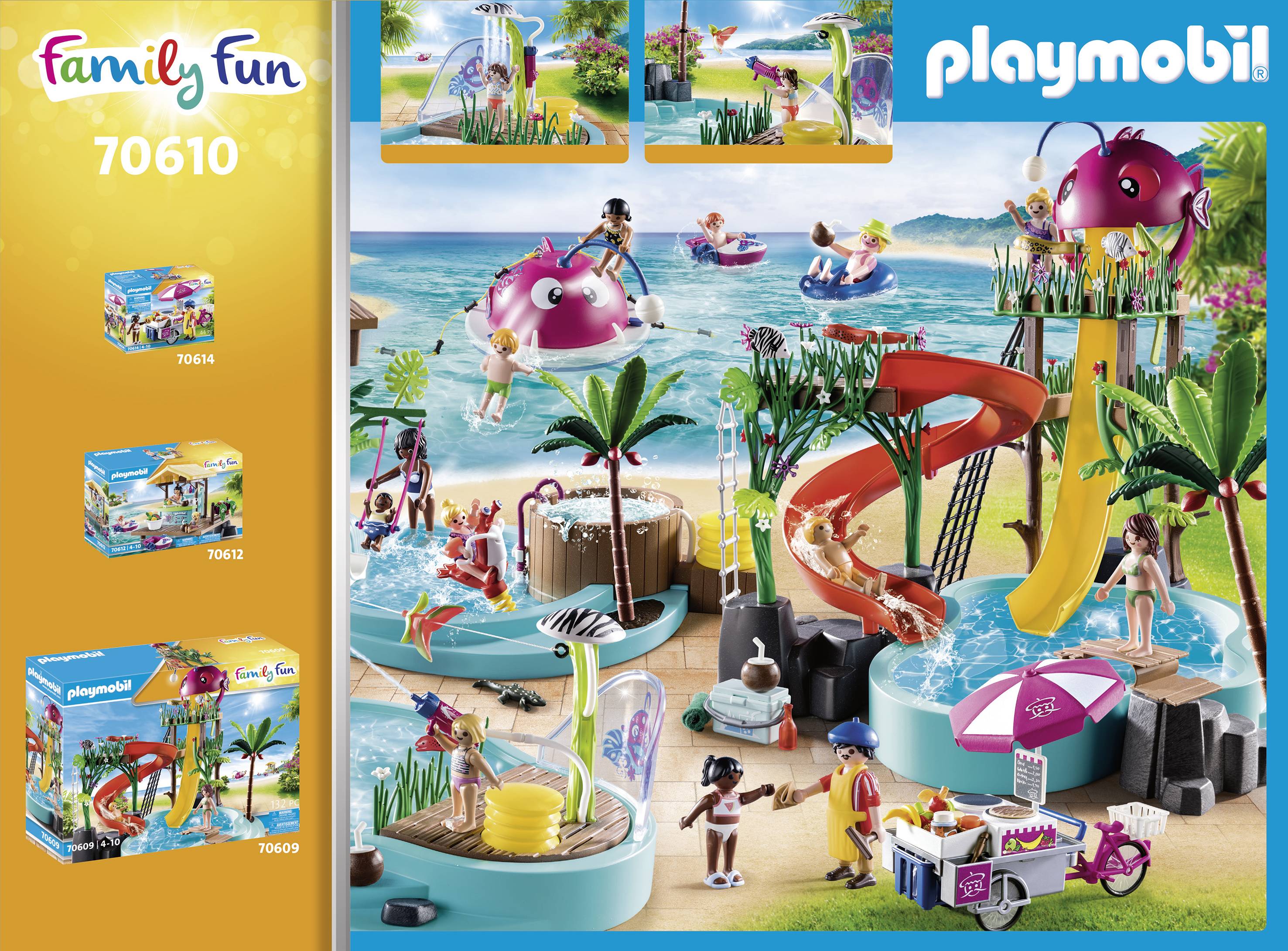 Playmobil® Family Fun Spaßbecken mit Wasserspritze 70610