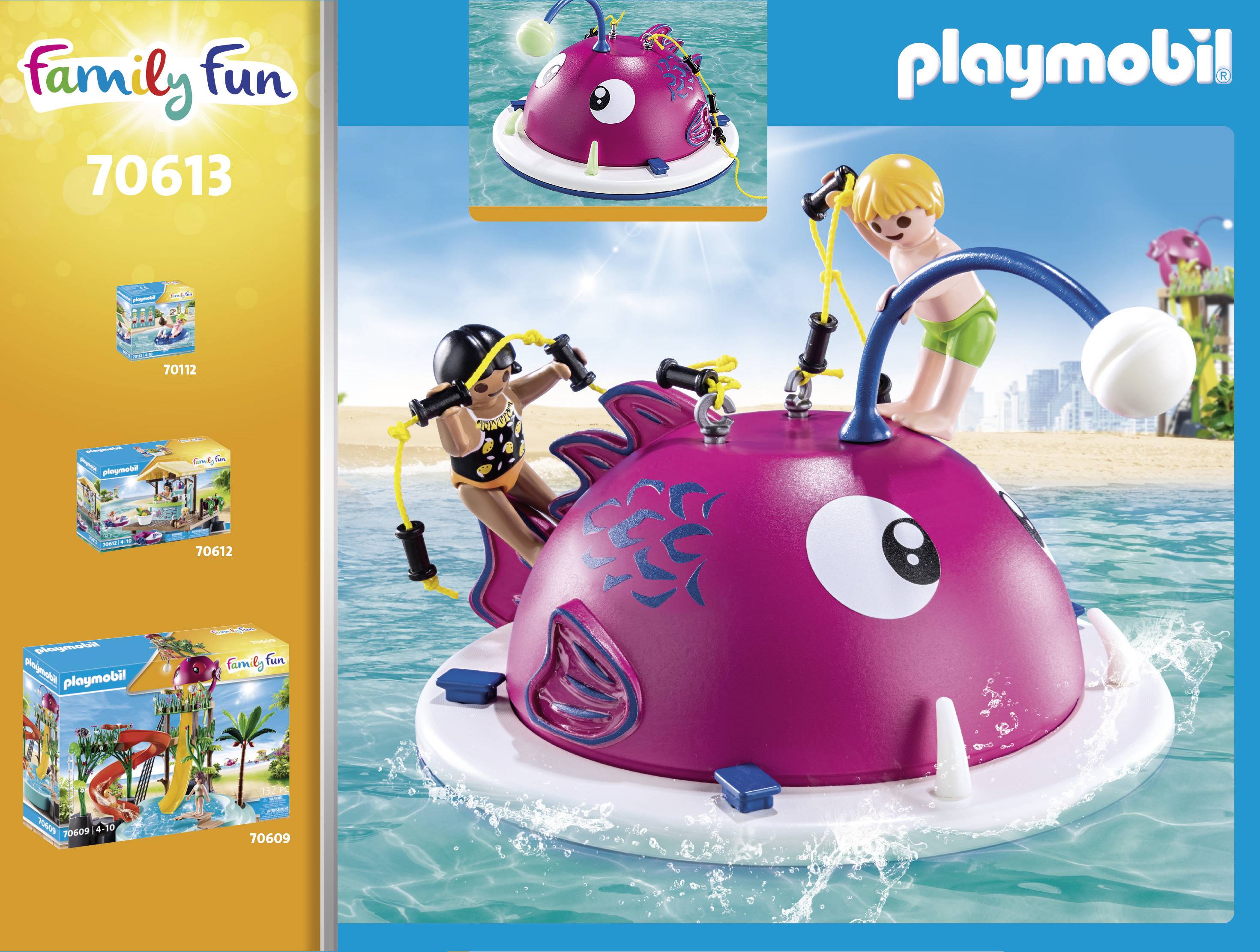 Playmobil® Family Fun Kletter-Schwimminsel 70613