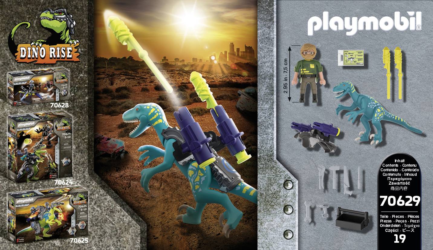 Playmobil® Dino Rise Uncle Rob: Aufrüstung zum Kampf 70629