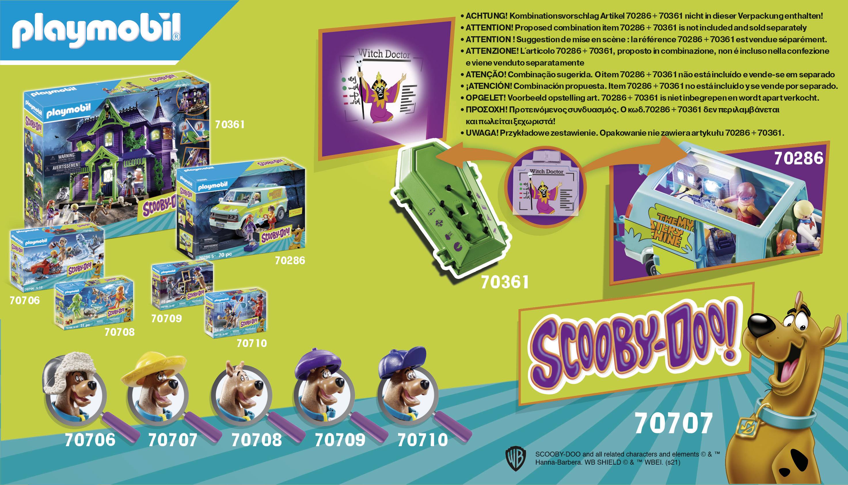 Playmobil® SCOOBY-DOO! Abenteuer mit Witch Doctor 70707