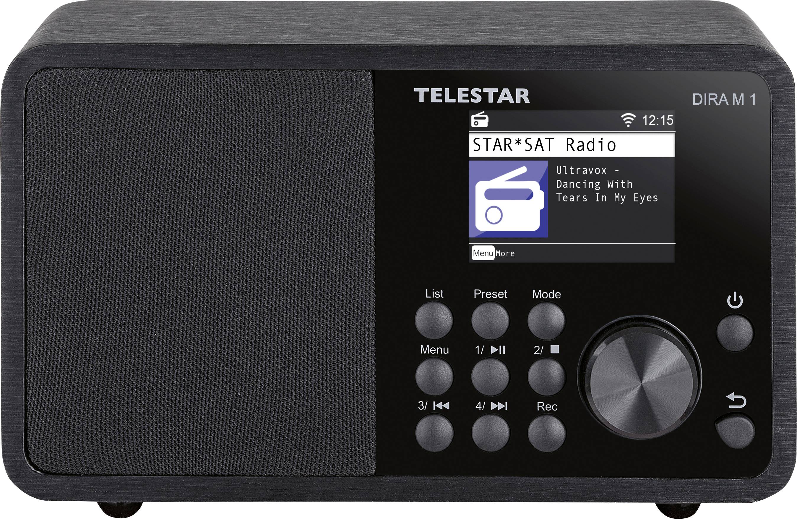 Telestar DIRA M 1 Internet Tischradio Internet, DAB+, UKW AUX, Bluetooth®, DLNA, USB, WLAN, Internetradio Aufnahmefunktion