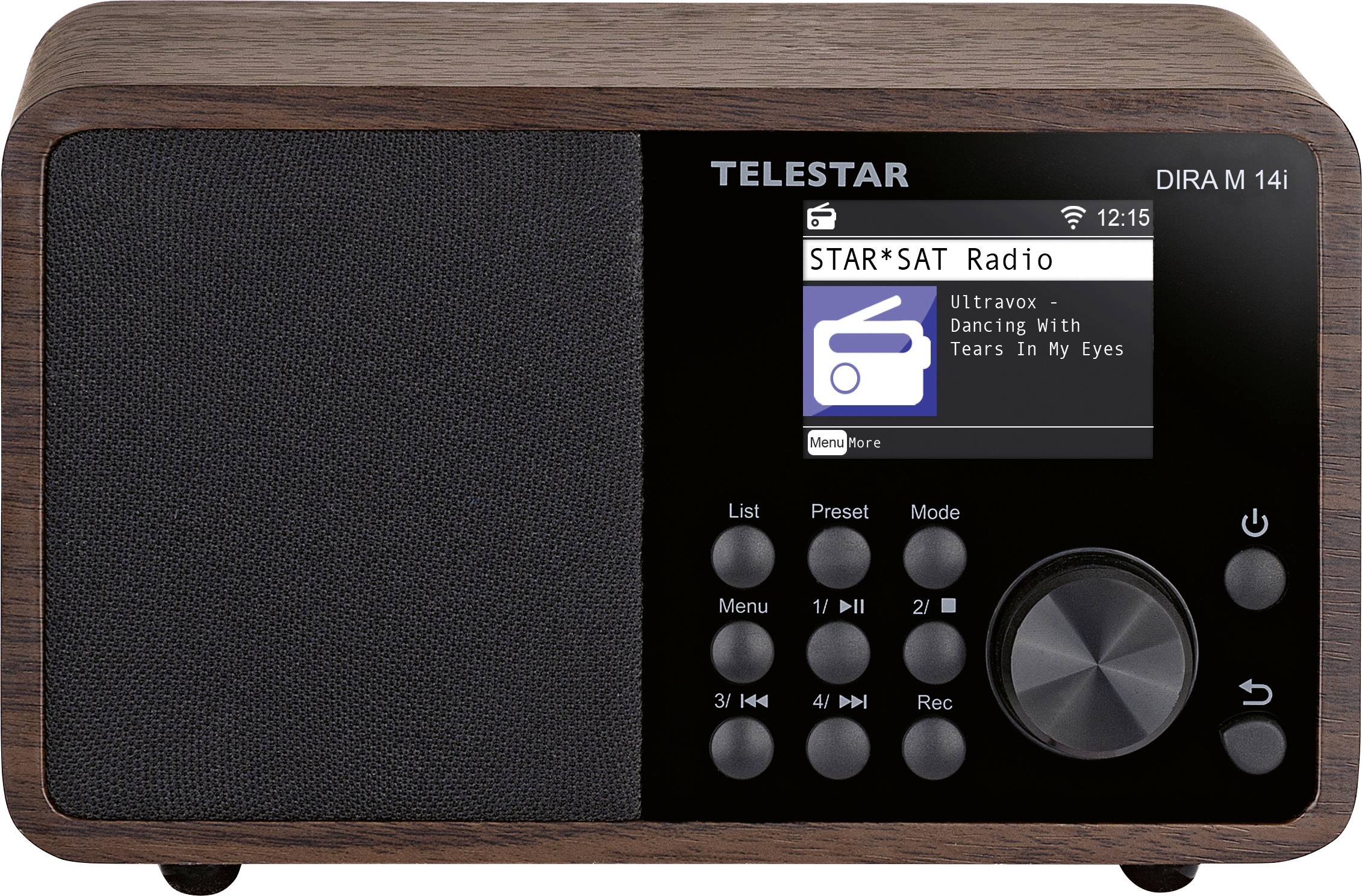 Telestar DIRA M 14i Internet Tischradio Internet, DAB+, UKW AUX, Bluetooth®, DLNA, USB, WLAN, Internetradio Aufnahmefunktion, DLNA-fähig, Inkl. Fer