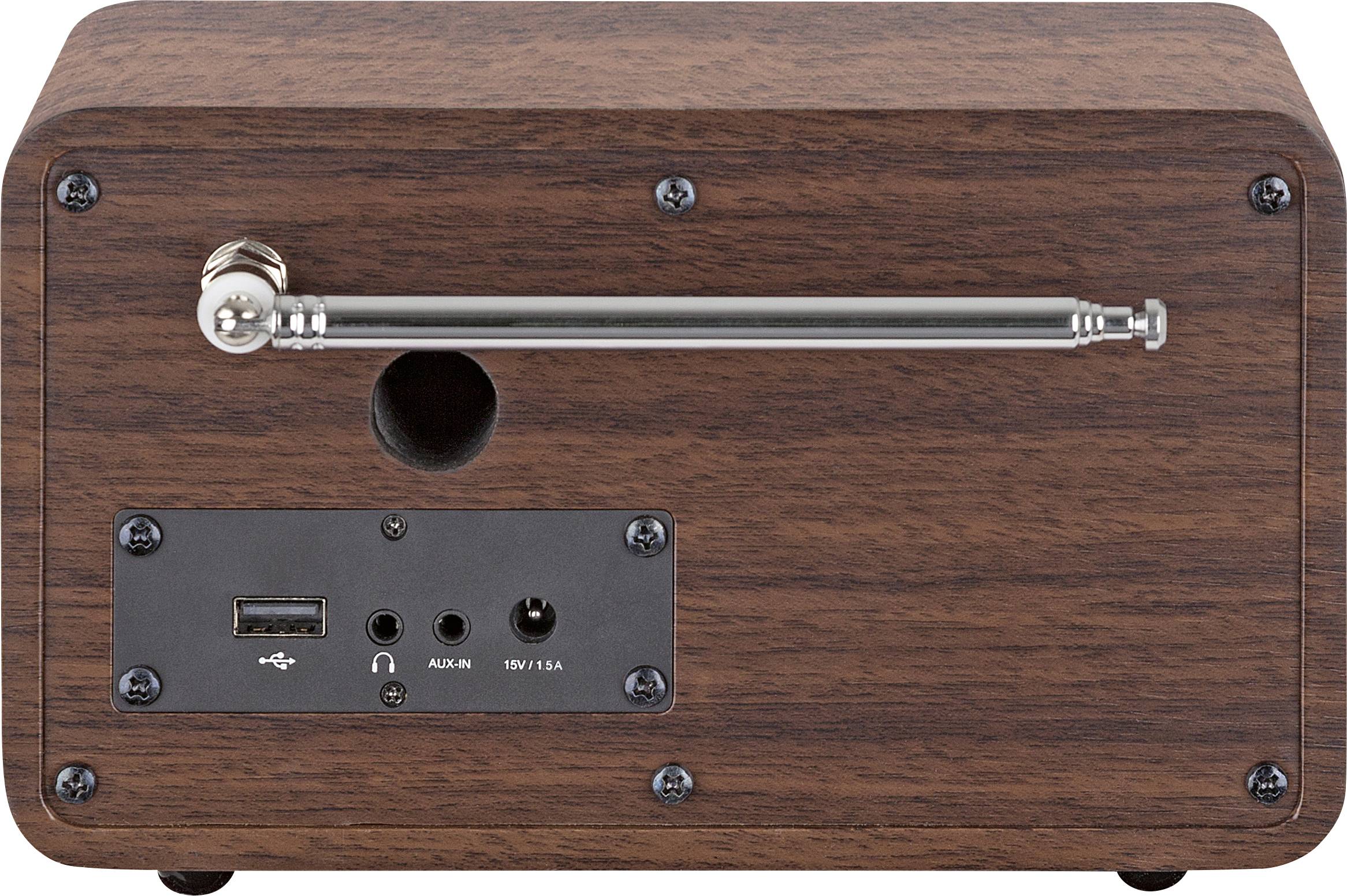 Telestar DIRA M 14i Internet Tischradio Internet, DAB+, UKW AUX, Bluetooth®, DLNA, USB, WLAN, Internetradio Aufnahmefunktion, DLNA-fähig, Inkl. Fer