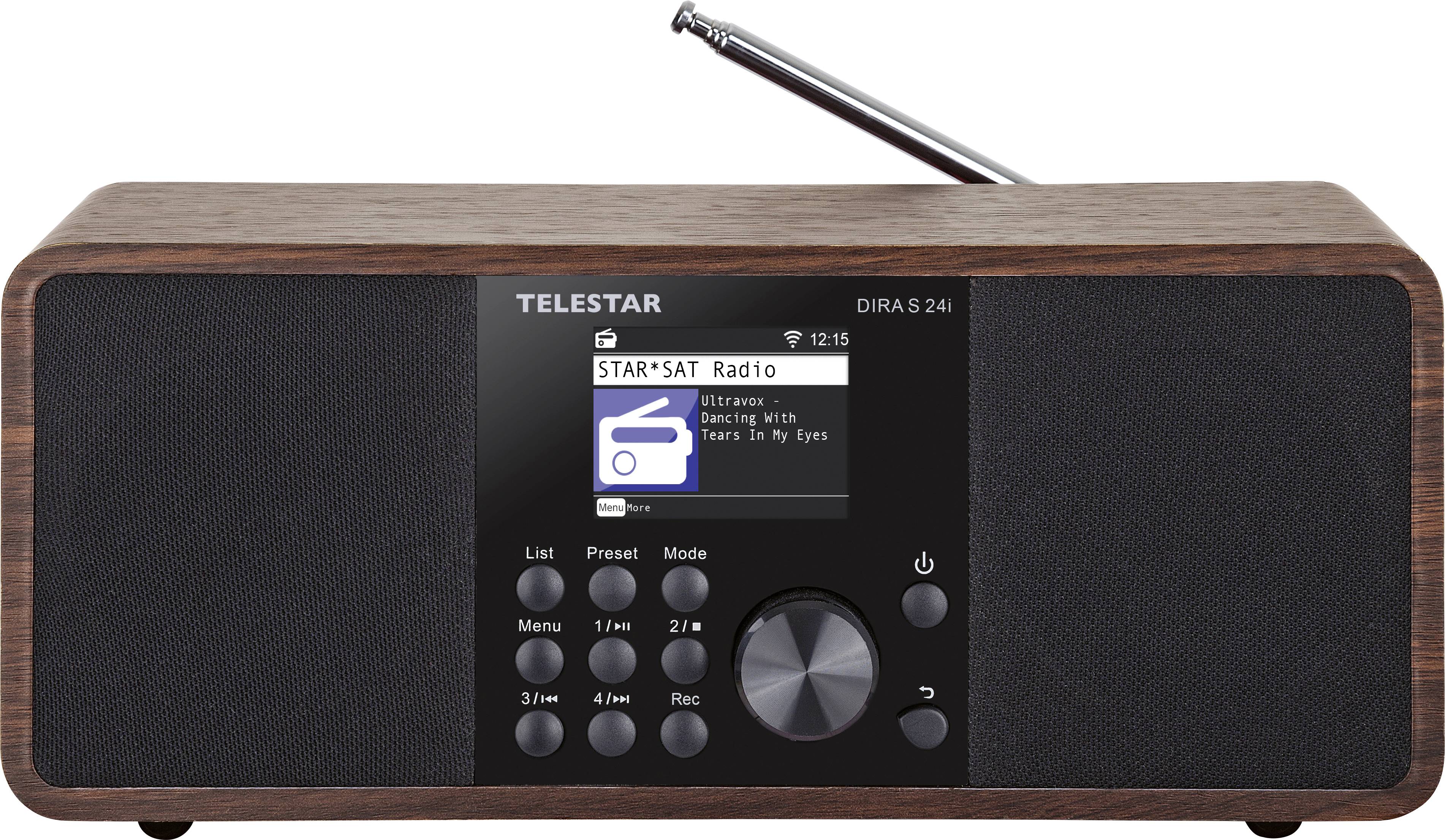 Telestar DIRA S 24i Internet Tischradio Internet, DAB+, UKW AUX, Bluetooth®, DLNA, USB, WLAN, Internetradio Aufnahmefunktion