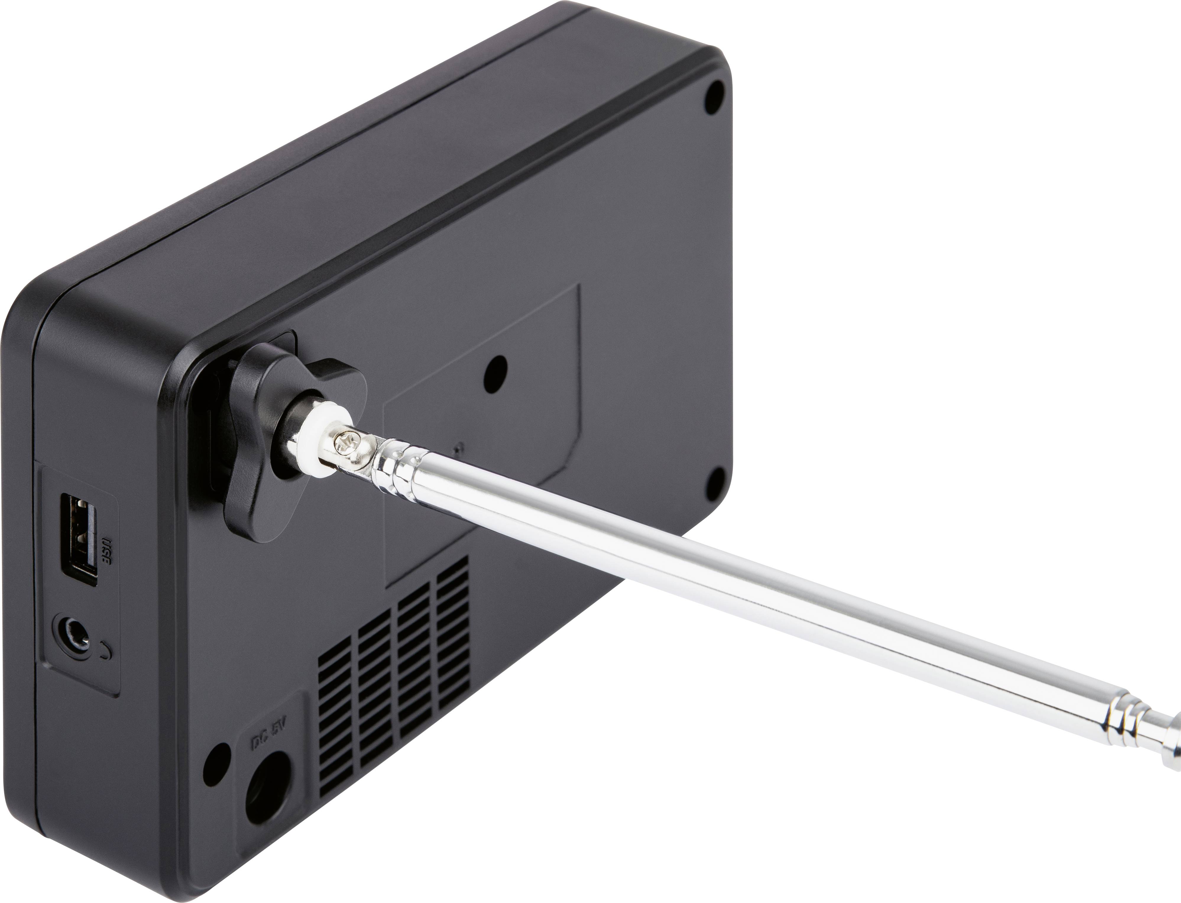 Telestar DIRA M 6i Internet Tischradio Internet, DAB+, UKW Bluetooth®, DLNA, USB, WLAN, Internetradio Aufnahmefunktion, DLNA-fähig, Weckfunktion Sc