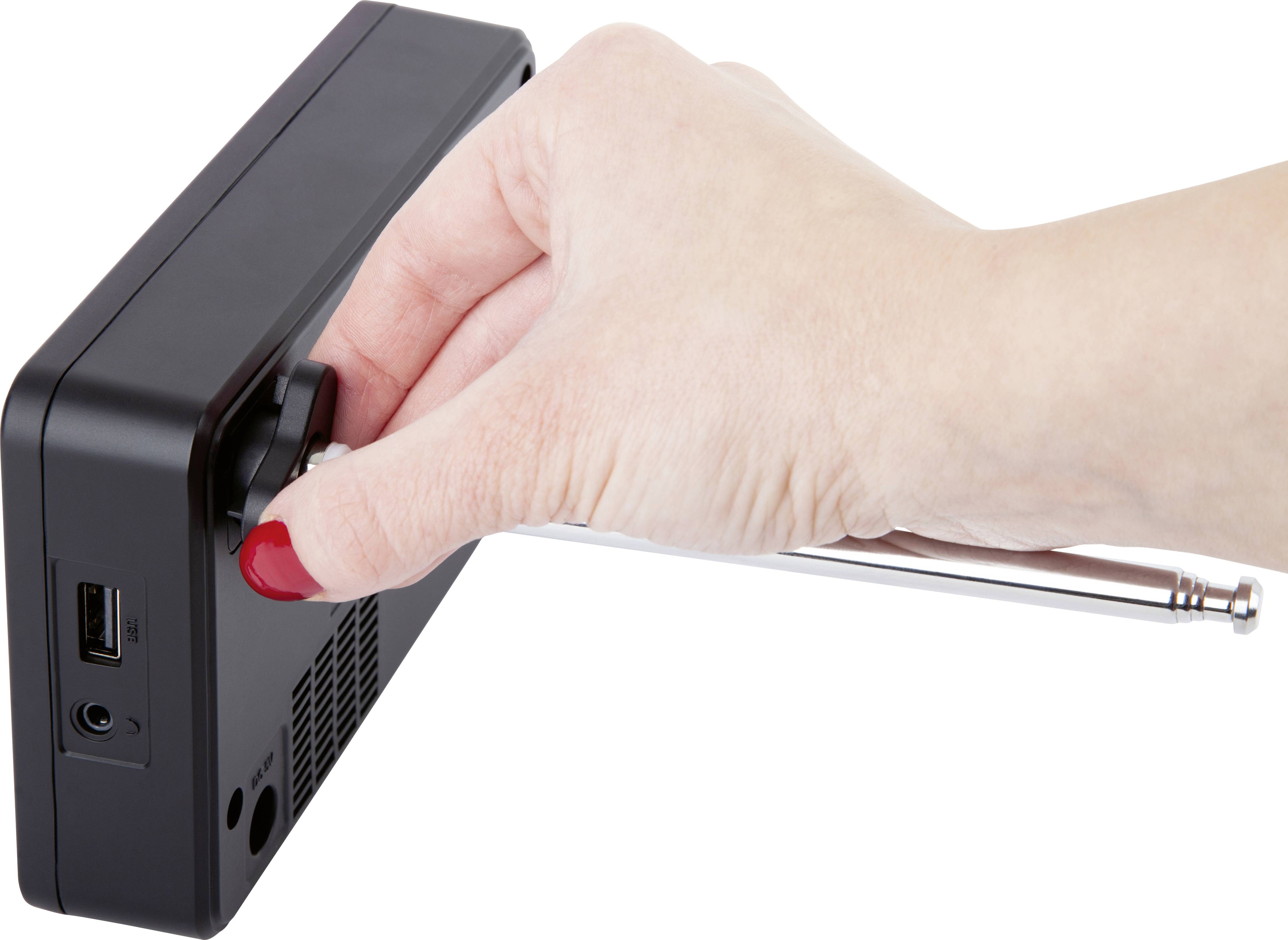 Telestar DIRA M 6i Internet Tischradio Internet, DAB+, UKW Bluetooth®, DLNA, USB, WLAN, Internetradio Aufnahmefunktion, DLNA-fähig, Weckfunktion Sc