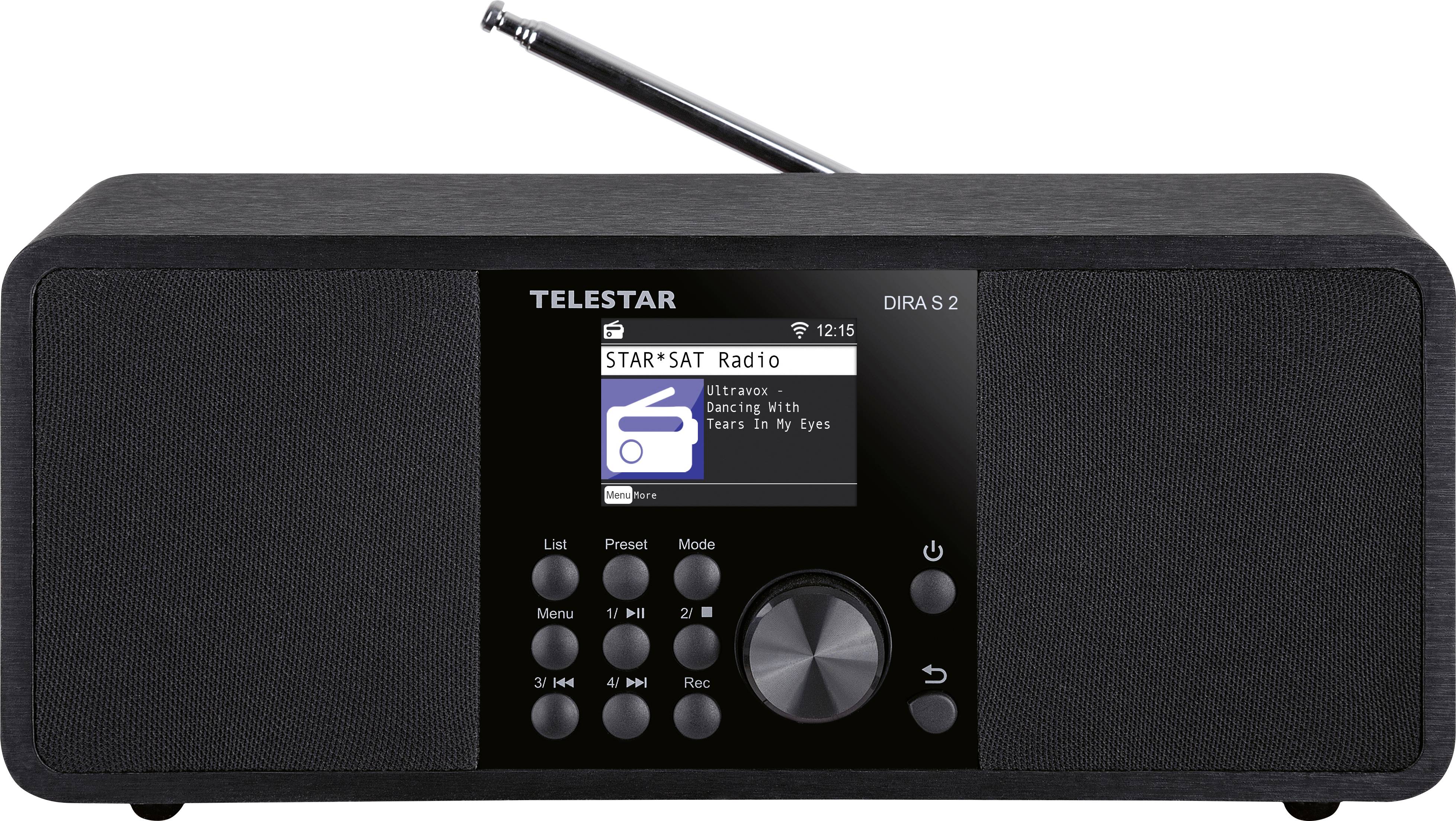 Telestar DIRA S 2 Internet Tischradio Internet, DAB+, UKW AUX, Bluetooth®, DLNA, USB, WLAN, Interne