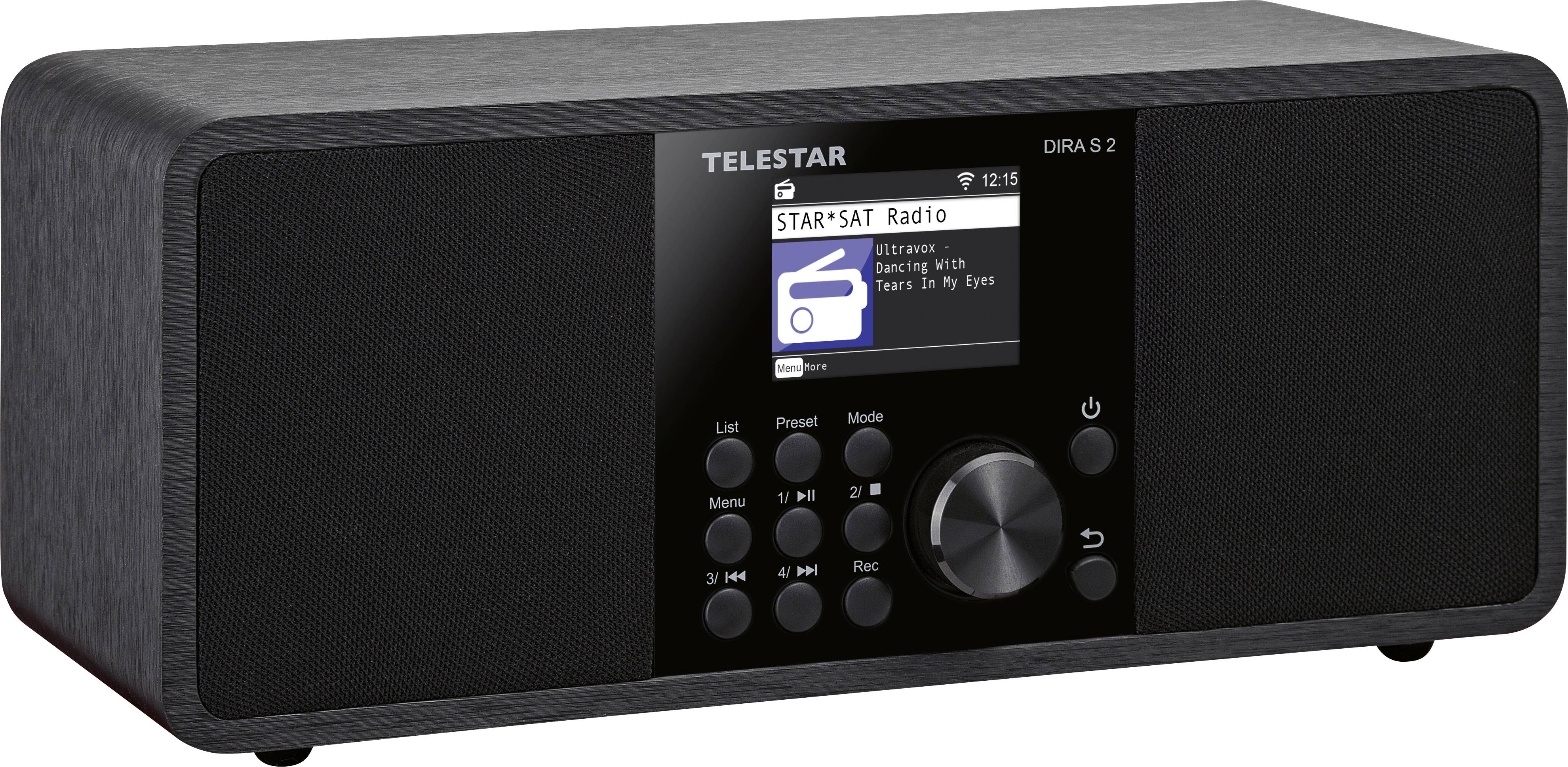Telestar DIRA S 2 Internet Tischradio Internet, DAB+, UKW AUX, Bluetooth®, DLNA, USB, WLAN, Interne