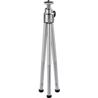 Hama Ball L Ministativ 1/4 Zoll Arbeitshöhe=14 - 21cm Silber Kugelkopf Hama Ball L Ministativ 1/4 Zoll Arbeitshöhe=14 - 21cm Silber Kugelkopf