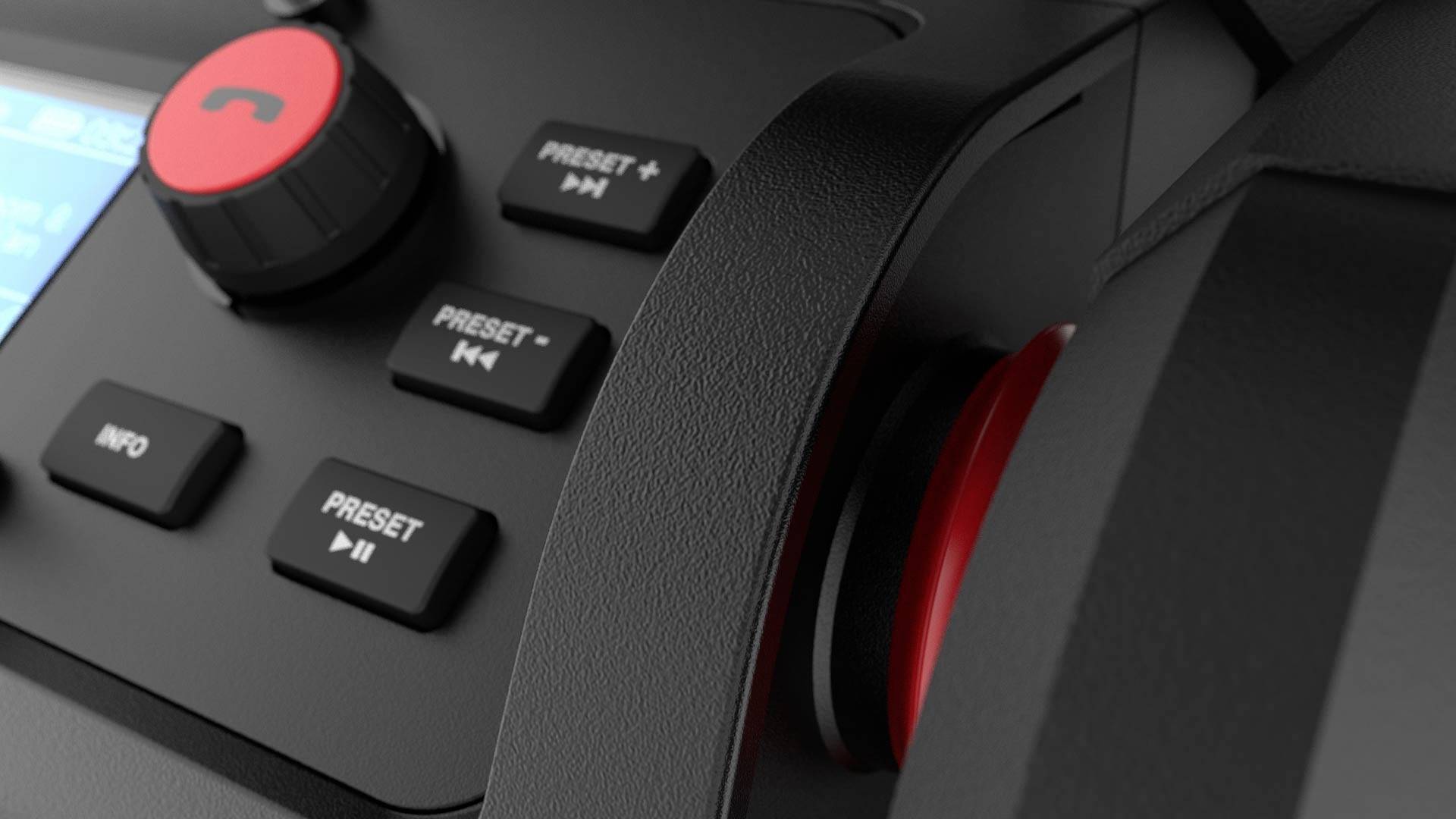 PerfectPro ROCKPRO Baustellenradio Internet, DAB+, UKW Bluetooth®, AUX, DAB+, Internetradio, UKW, W