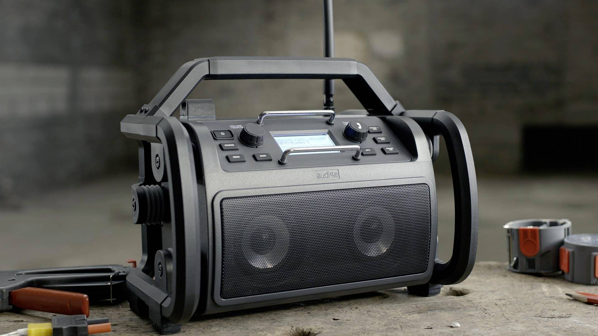 PerfectPro ROCKPRO Baustellenradio Internet, DAB+, UKW Bluetooth®, AUX, DAB+, Internetradio, UKW, W