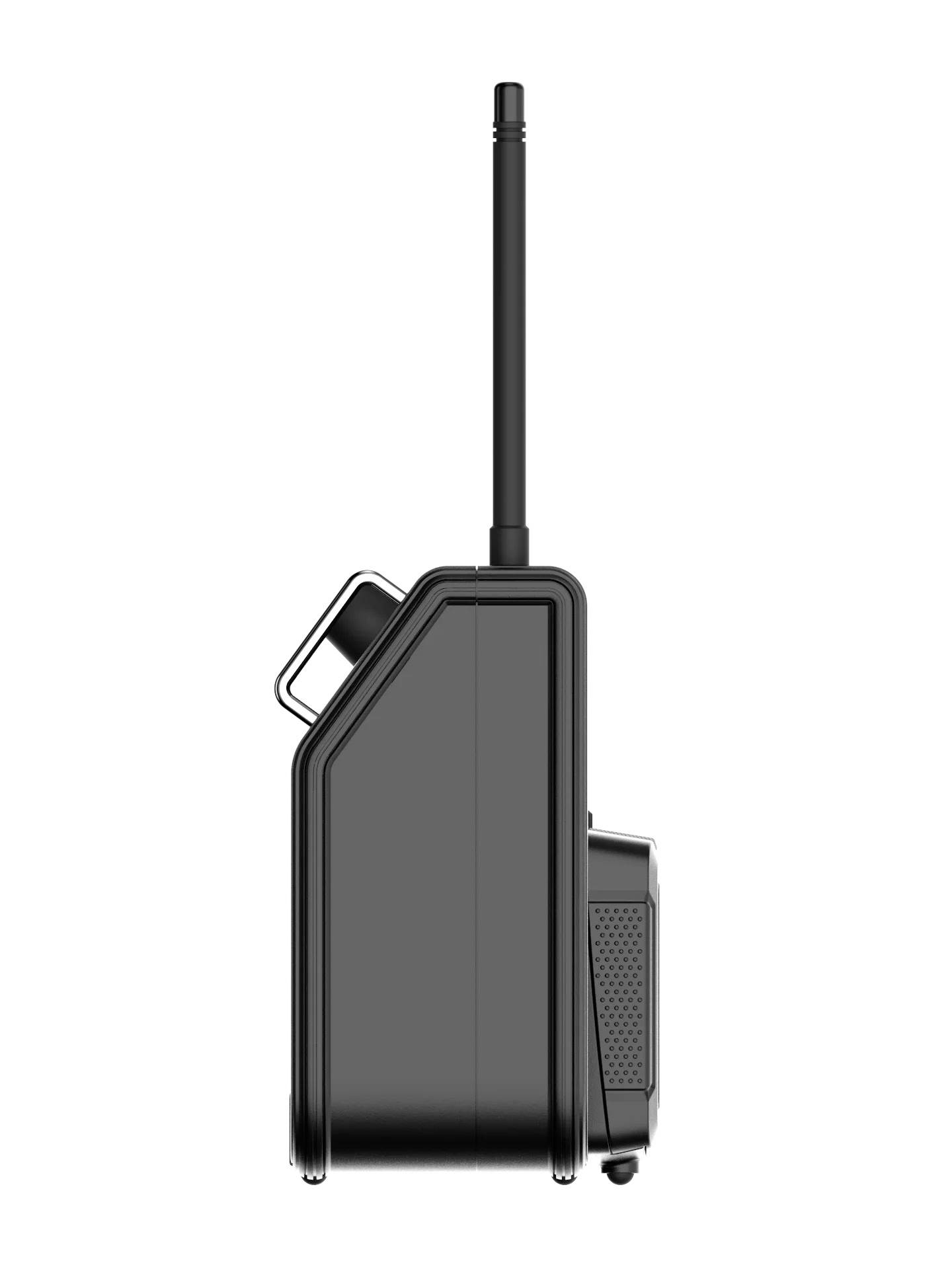 PerfectPro DABPRO Baustellenradio DAB+, UKW AUX, Bluetooth® stoßfest, spritzwassergeschützt, staubdicht Schwarz