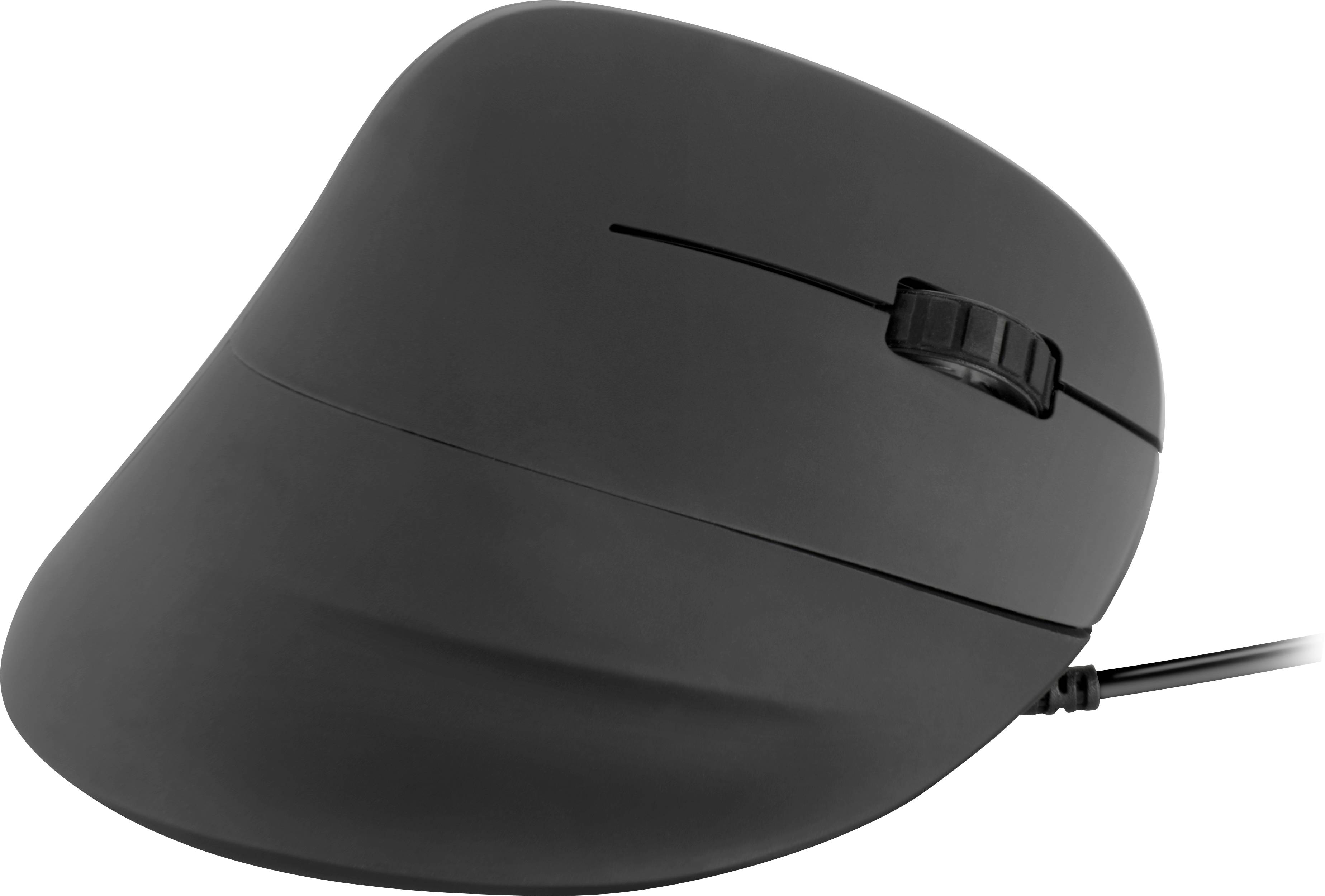 SpeedLink SL-610019-BK-01 Ergonomische Maus USB Optisch Schwarz 5 Tasten 800 dpi, 1200 dpi, 1600 dp