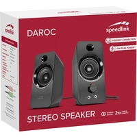 SpeedLink SL-810005-BK 2.0 PC-Lautsprecher USB 6W Schwarz SpeedLink SL-810005-BK 2.0 PC-Lautsprecher USB 6W Schwarz