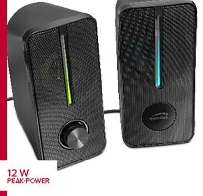 SpeedLink SL-810006-BK 2.0 PC-Lautsprecher USB 6 W Schwarz