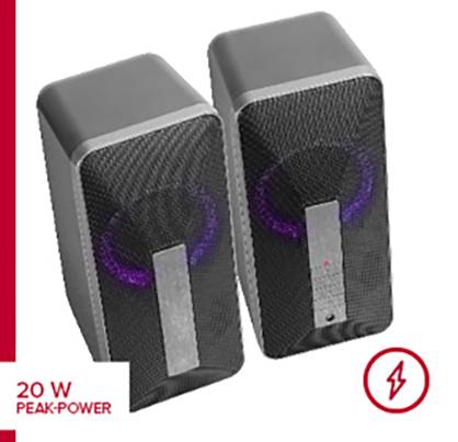 SpeedLink SL-810007-BK 2.0 PC-Lautsprecher USB 10 W Schwarz