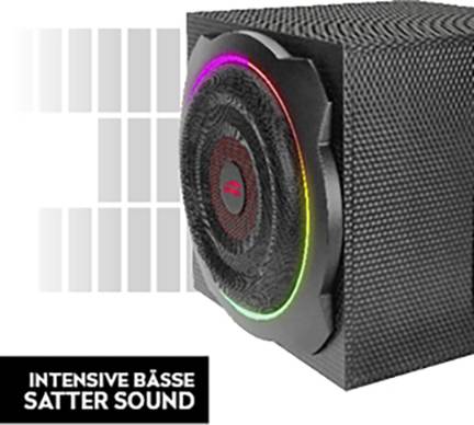 SpeedLink SL-830100-BK 2.1 PC-Lautsprecher Bluetooth®, Kabelgebunden, USB 60 W Schwarz