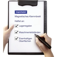 Magnetoplan Klemmbrett-Mappe, magnetisch 1131512 (B x H) 225mm x 318mm Magnetoplan Klemmbrett-Mappe, magnetisch 1131512 (B x H) 225mm x 318mm