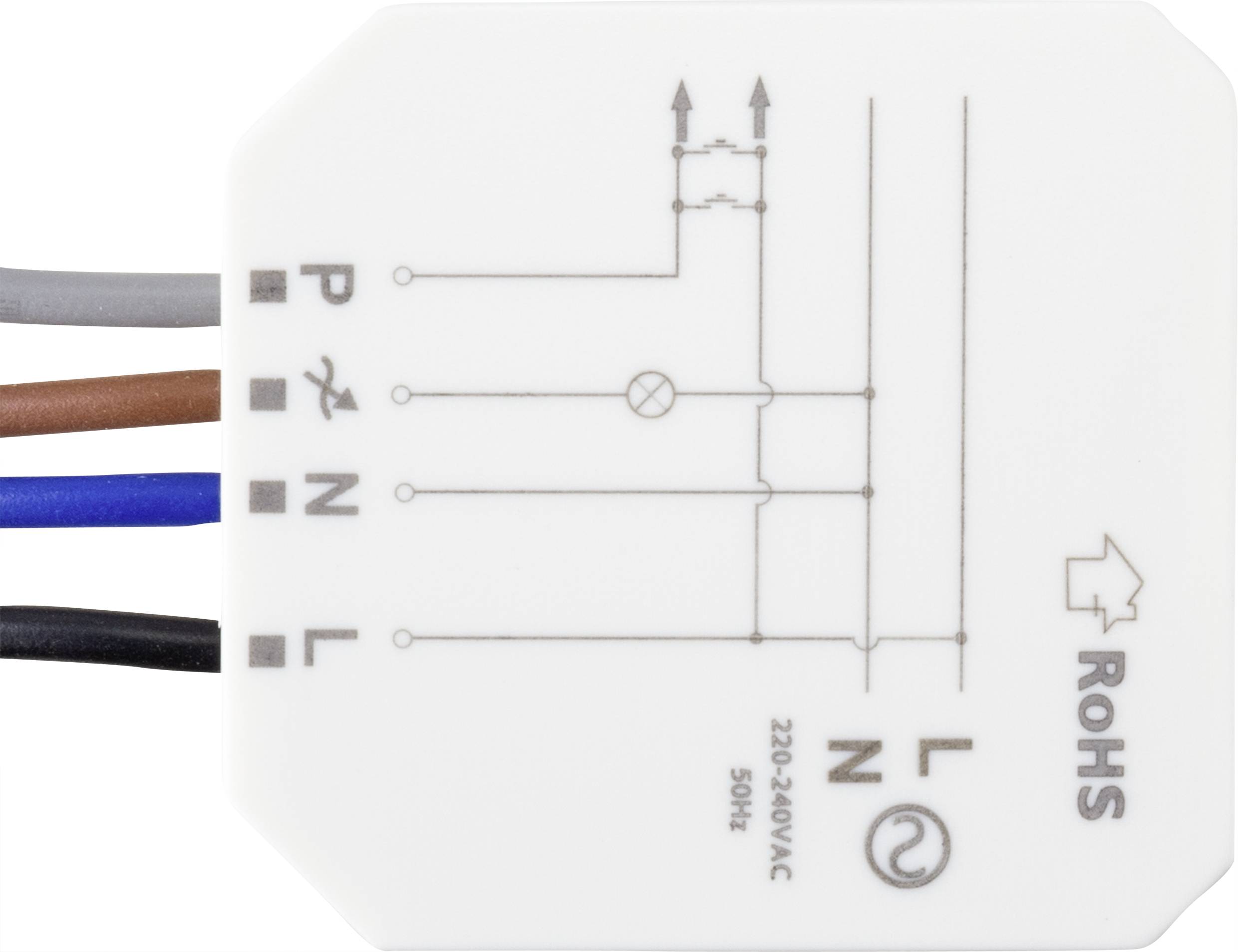 Sygonix SY-4697884 Unterputz Dimmer Geeignet für Leuchtmittel: Halogenlampe, LED-Lampe, Glühlampe