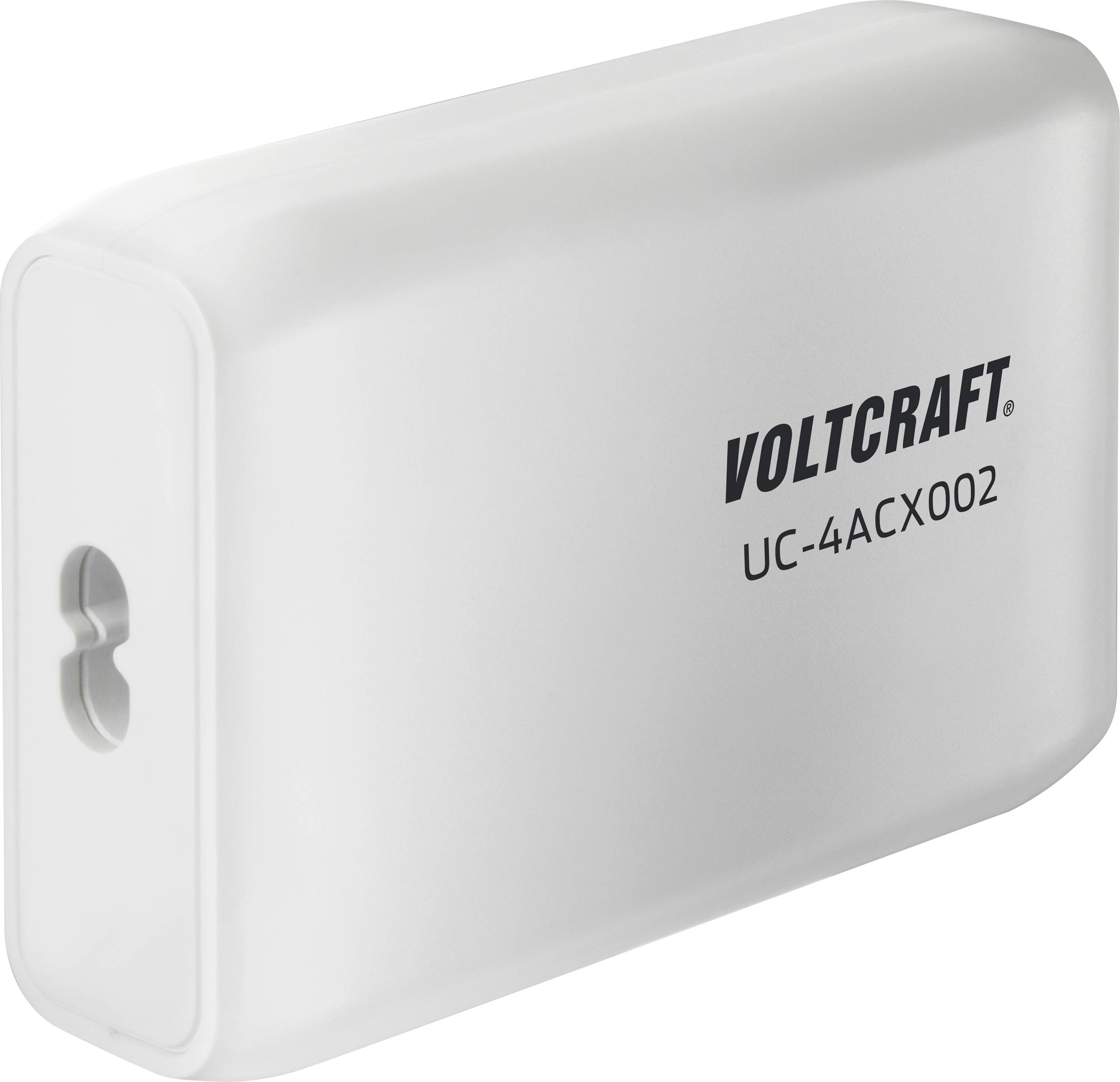 VOLTCRAFT UC-4ACX002 USB Ladegerät 62W 1x USB-C®, 3x USB-A USB PD Weiß Innenbereich