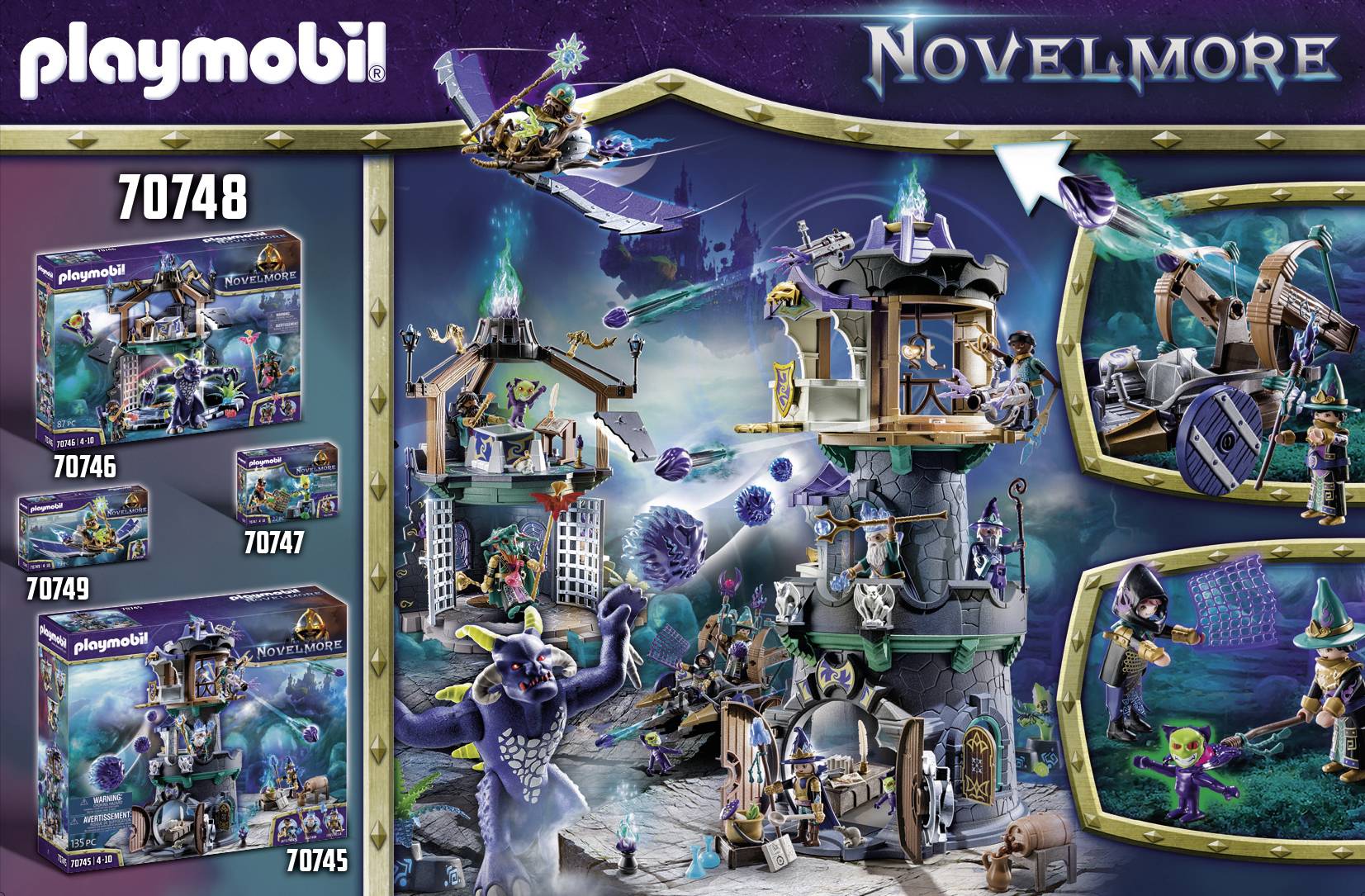 Playmobil® Novelmore Violet Vale - Dämonen-Fangwagen 70748