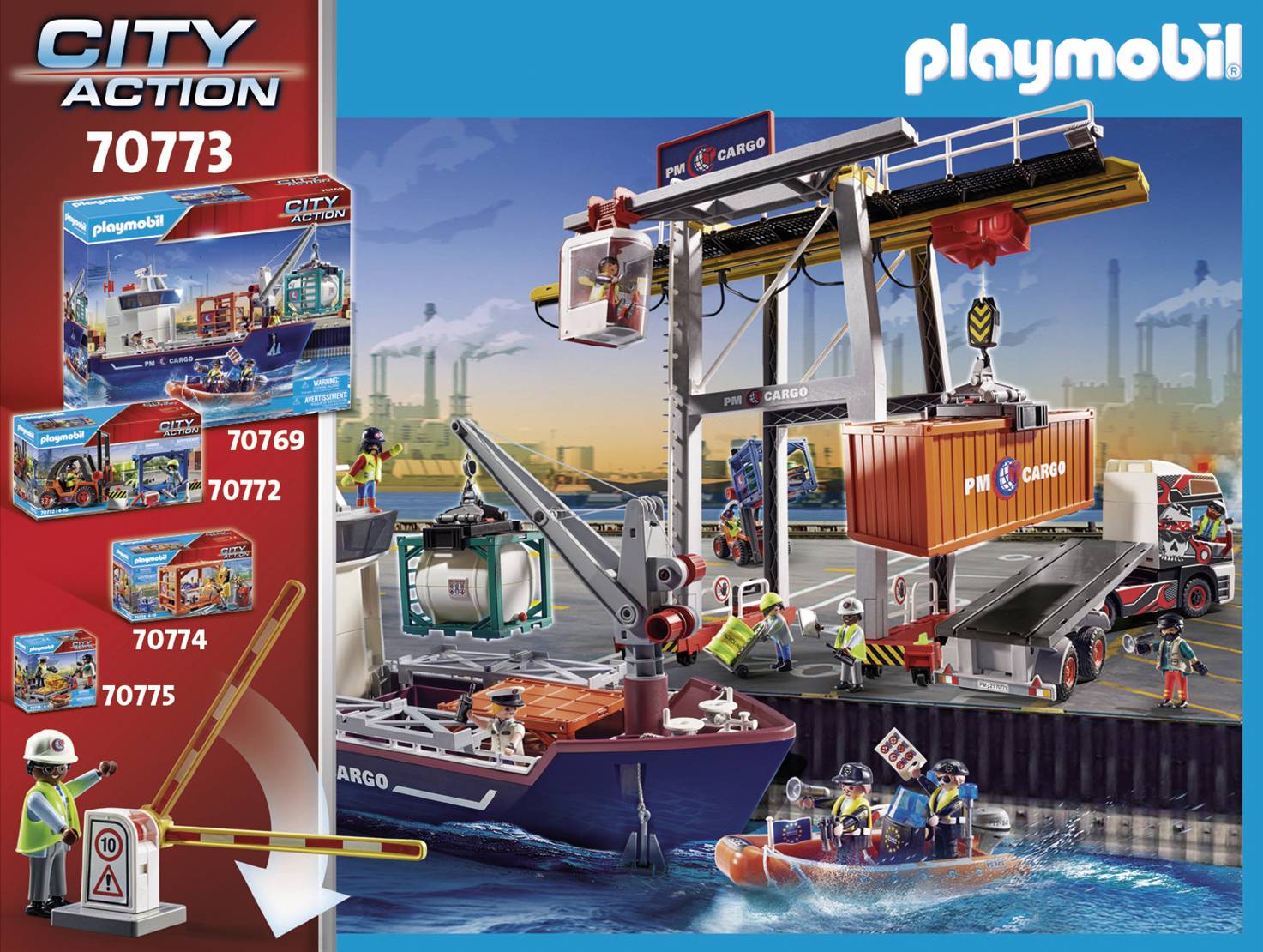 Playmobil® City Action Frachtlager 70773
