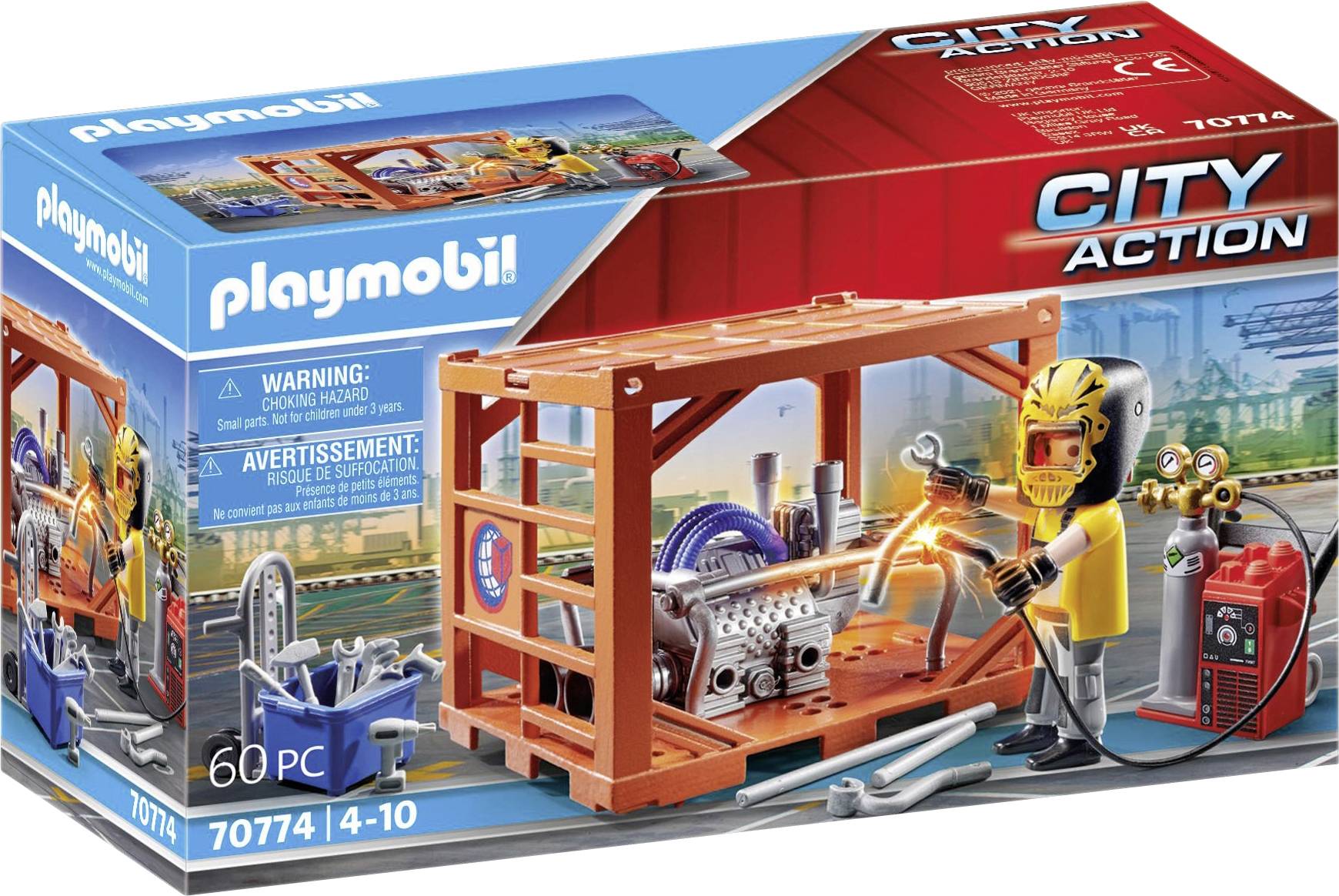 Playmobil® City Action Containerfertigung 70774