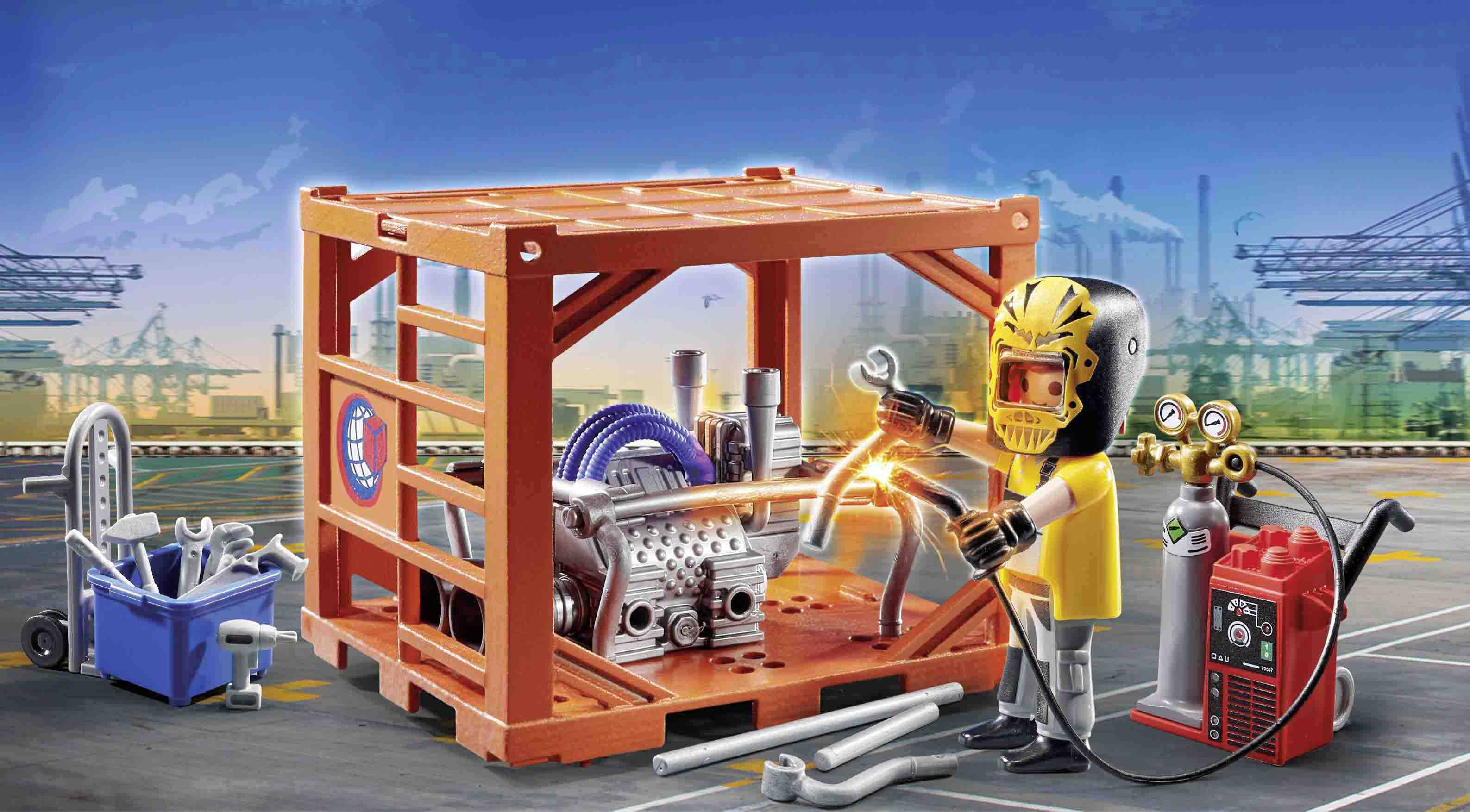 Playmobil® City Action Containerfertigung 70774