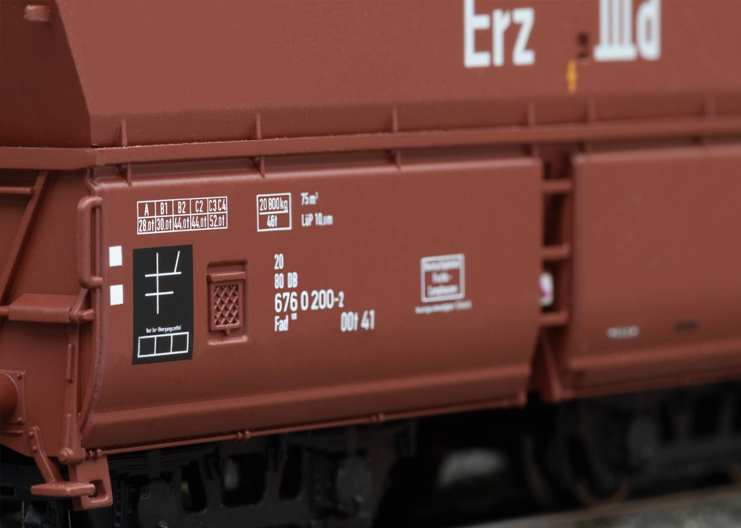 Märklin 046213 Selbstentladewagen Erz IIId der DB, 12er-Set