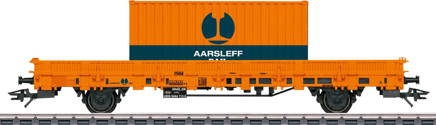 Märklin 046933 Niederbordwagen Kls der Aarsleff Rail A/S