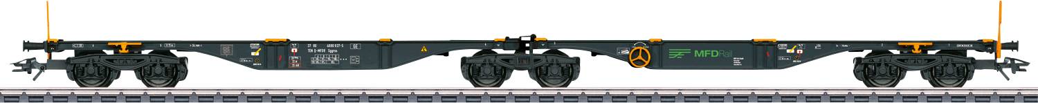 Märklin 047813 Doppel-Containertragwagen Bauart Sggrss der MFD Rail GmbH