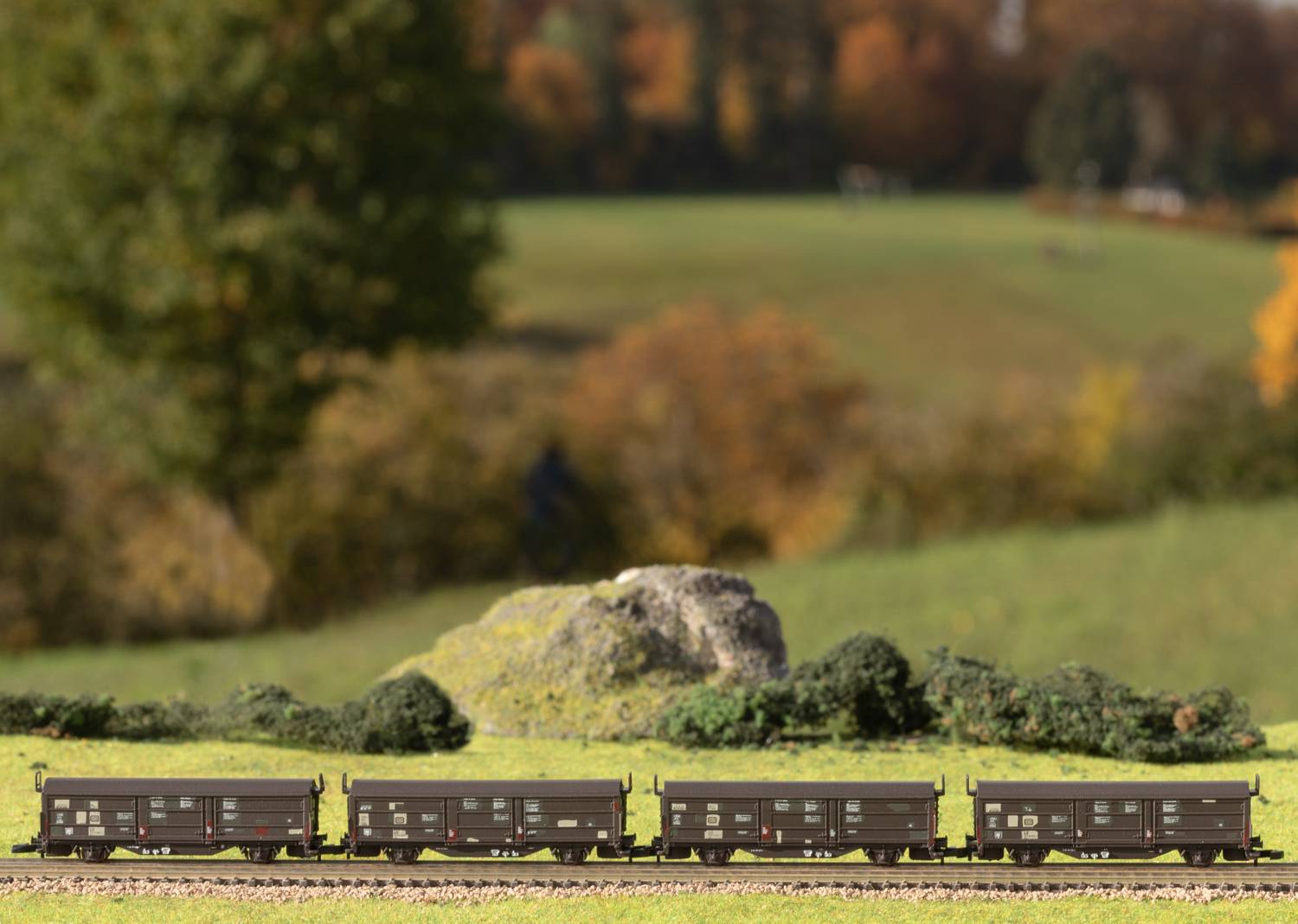 Märklin 082155 Schiebedach-/Schiebewandwagen Tbis 871 der DB, 4er-Set