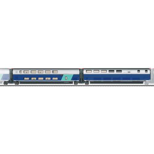 Märklin 043443 Ergänzungswagen-Set 3 zum TGV Euroduplex der SNCF 2er-Set Set 3