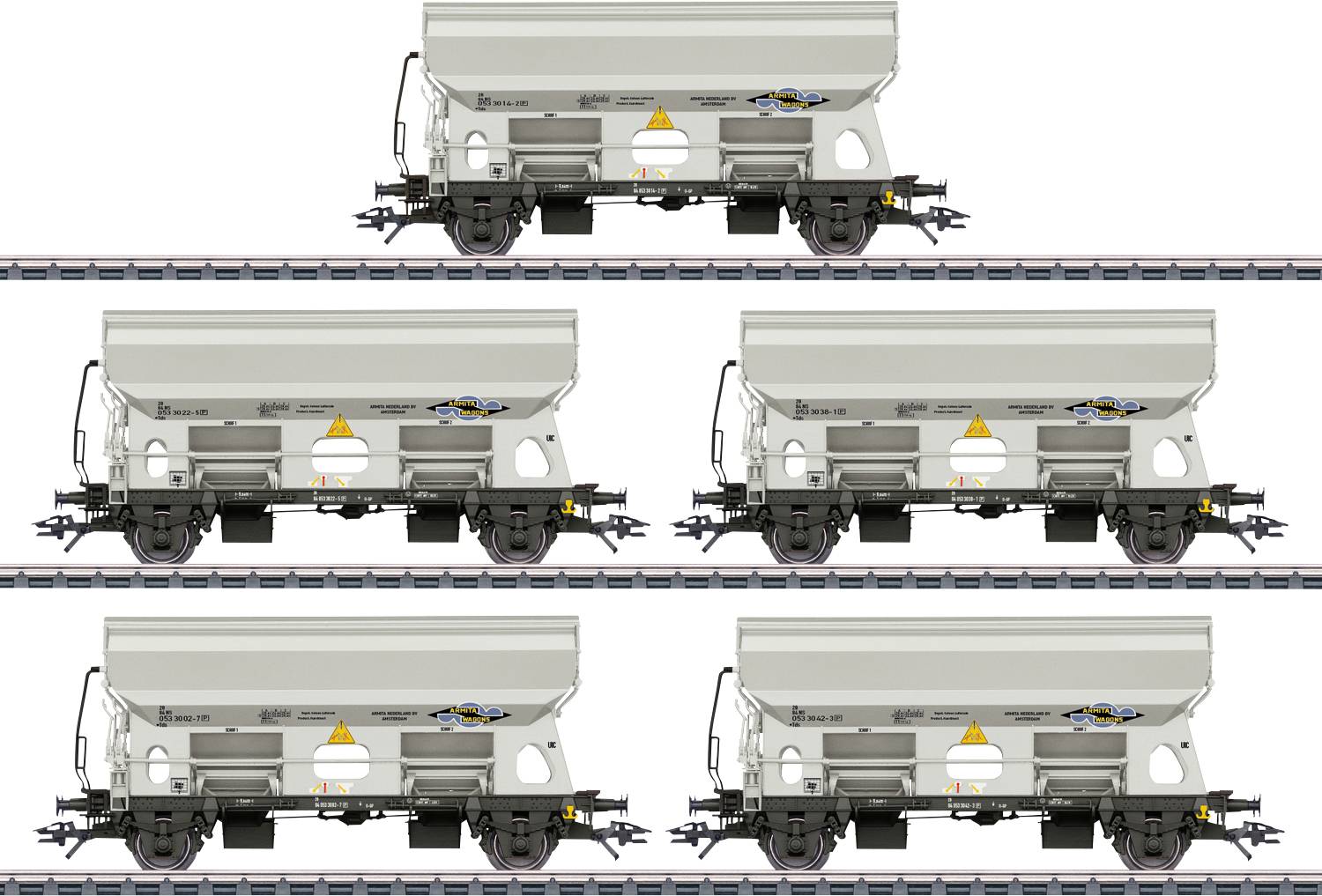 Märklin 046306 Schwenkdachwagen Tds der Armita Wagons Amsterdam B.V., 5er-Set