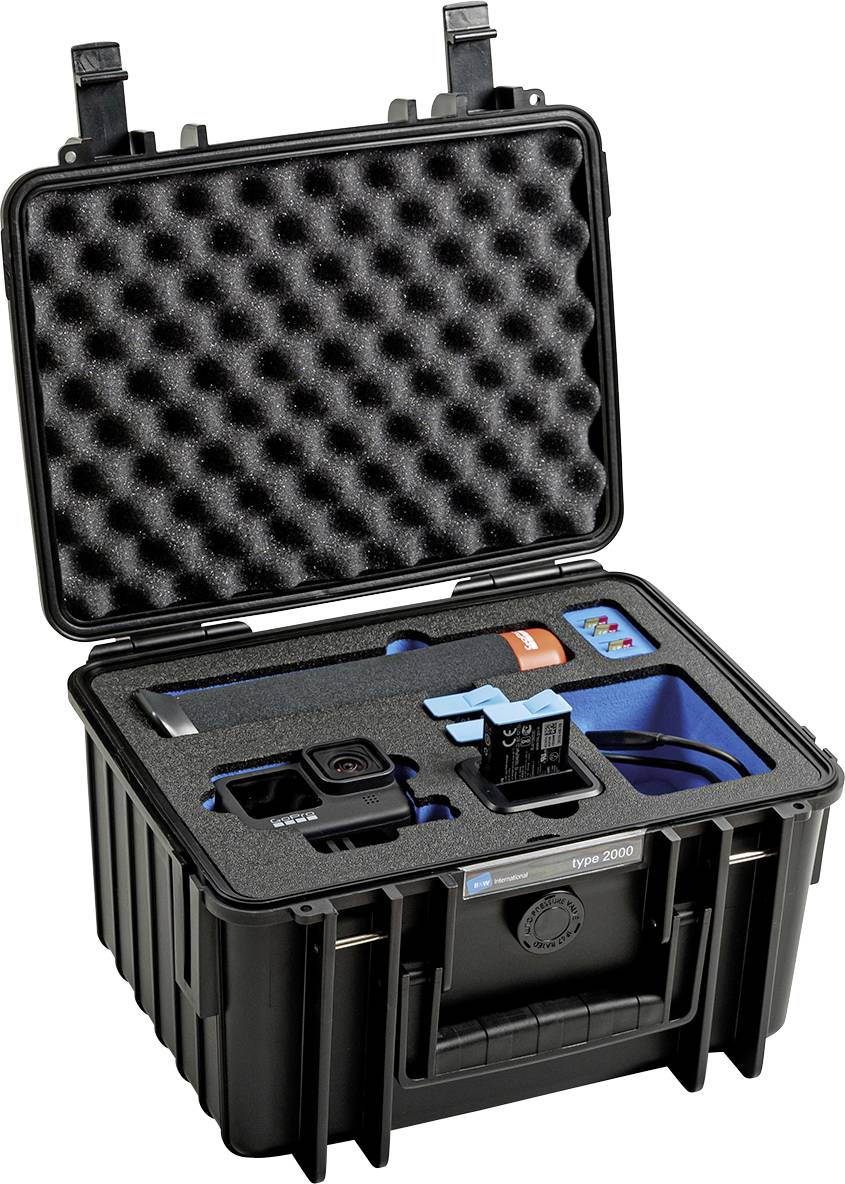 B & W International outdoor.cases Typ 2000 Kamerakoffer Innenmaß (B x H x T)=250 x 155 x 175 mm Wasserdicht