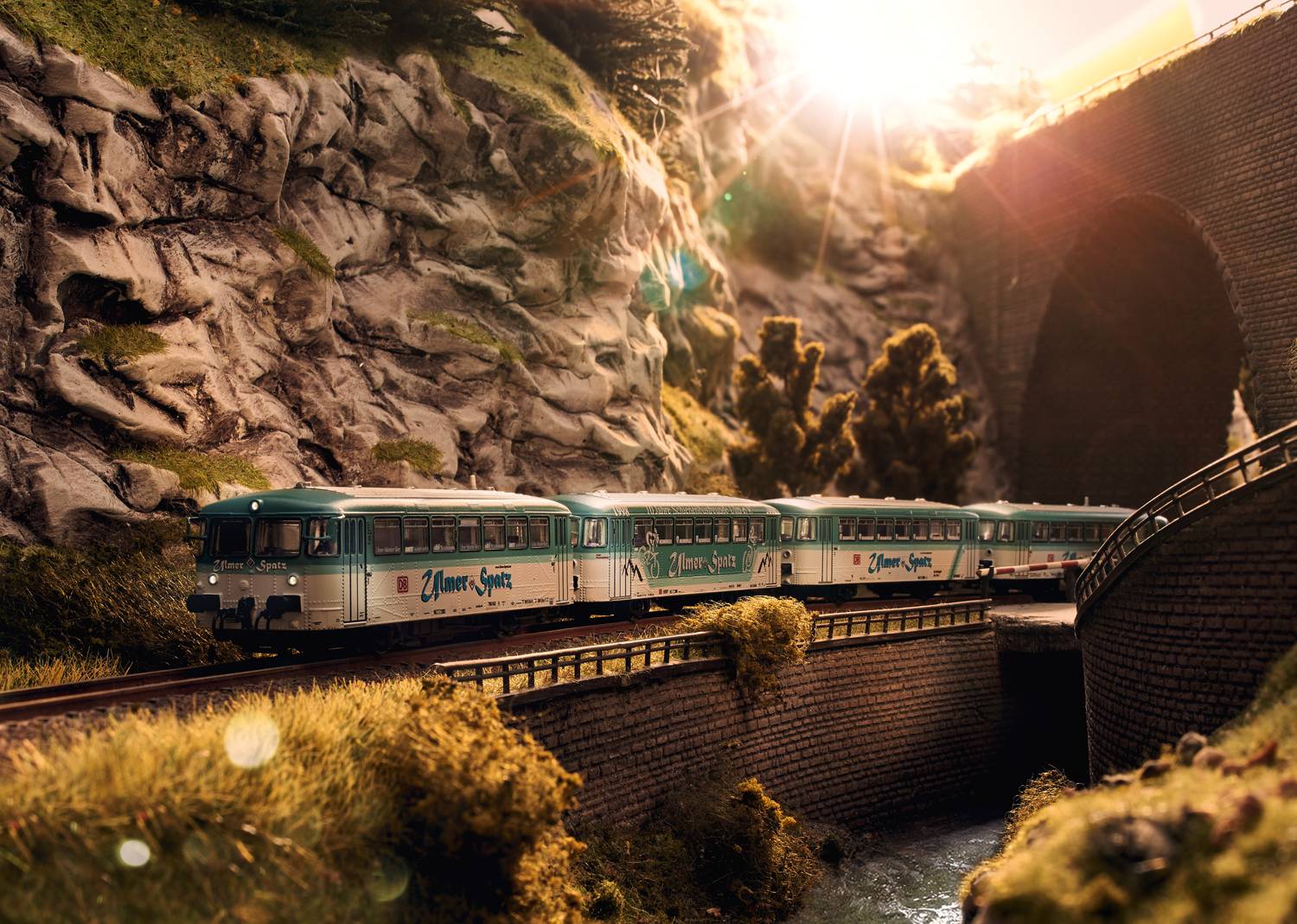 MiniTrix T16984 N Triebwagen Baureihe 798 Regio "Ulmer Spatz" der DB AG