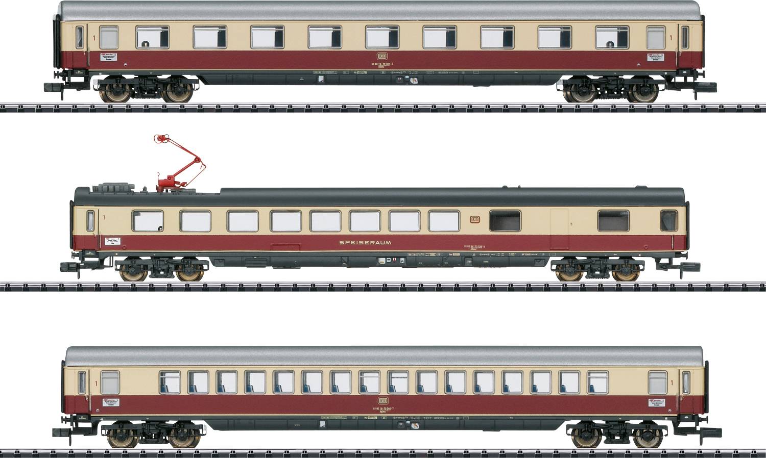 MiniTrix T18214 Schnellzugwagen 3er-Set "IC 142 Germania" der DB