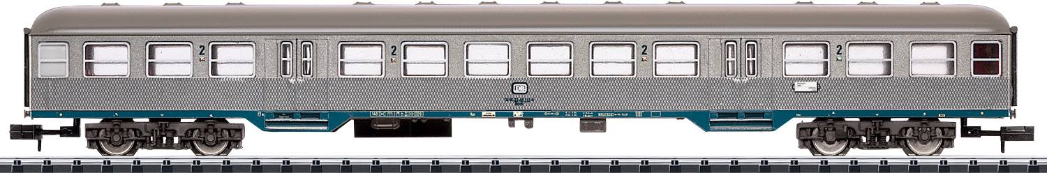MiniTrix T18413 Eilzugwagen Silberling 2.Klasse der DB 2. Klasse