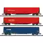 MiniTrix T18801 Schiebeplanenwagen Rils der DB AG und der AAE/VTG, 3er-Set MiniTrix T18801 Schiebeplanenwagen Rils der DB AG und der AAE/VTG, 3er-Set